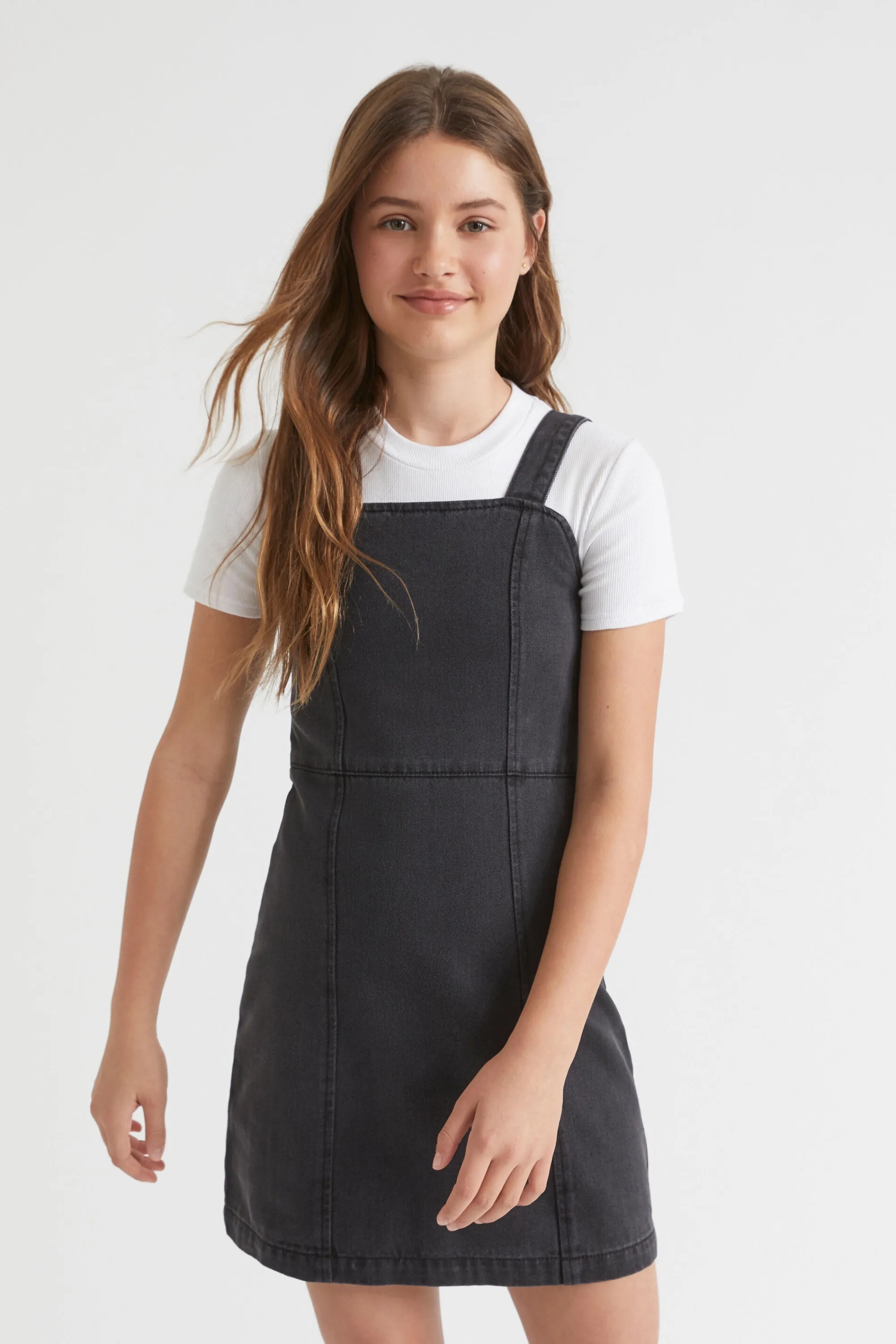 Teen Girl Seed Heritage Denim & Jeans-Denim A-Line Dress