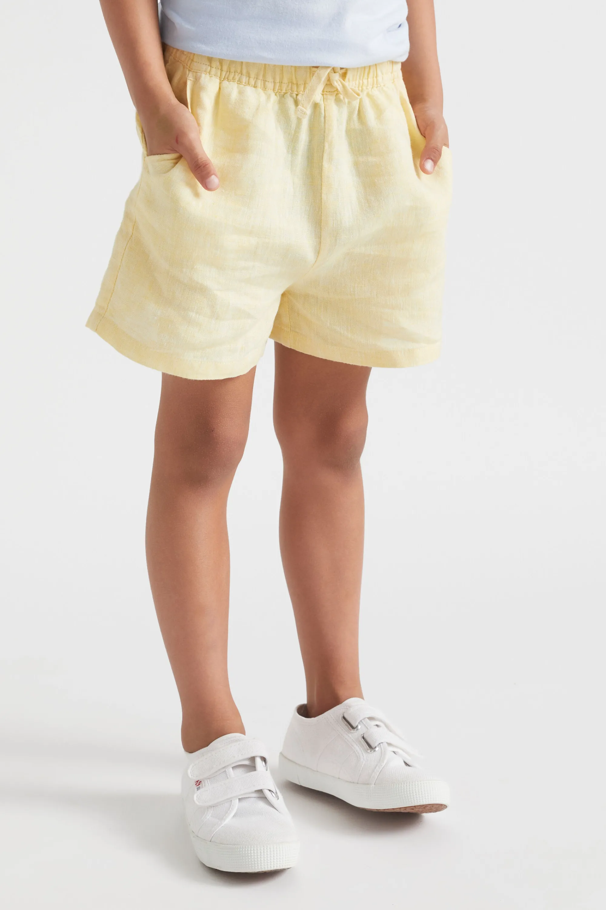 Girl Seed Heritage Shorts-Easy Linen Short