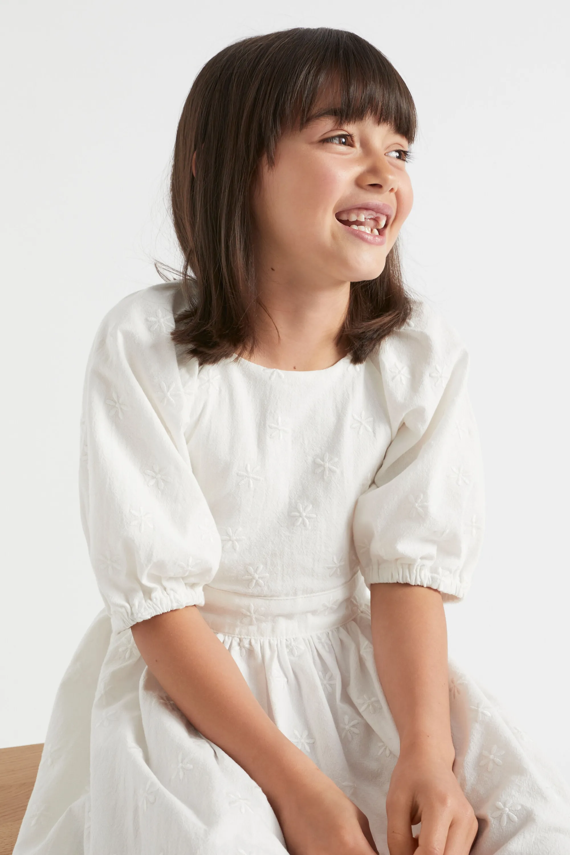 Girl Seed Heritage Dresses-Embroidered Dress