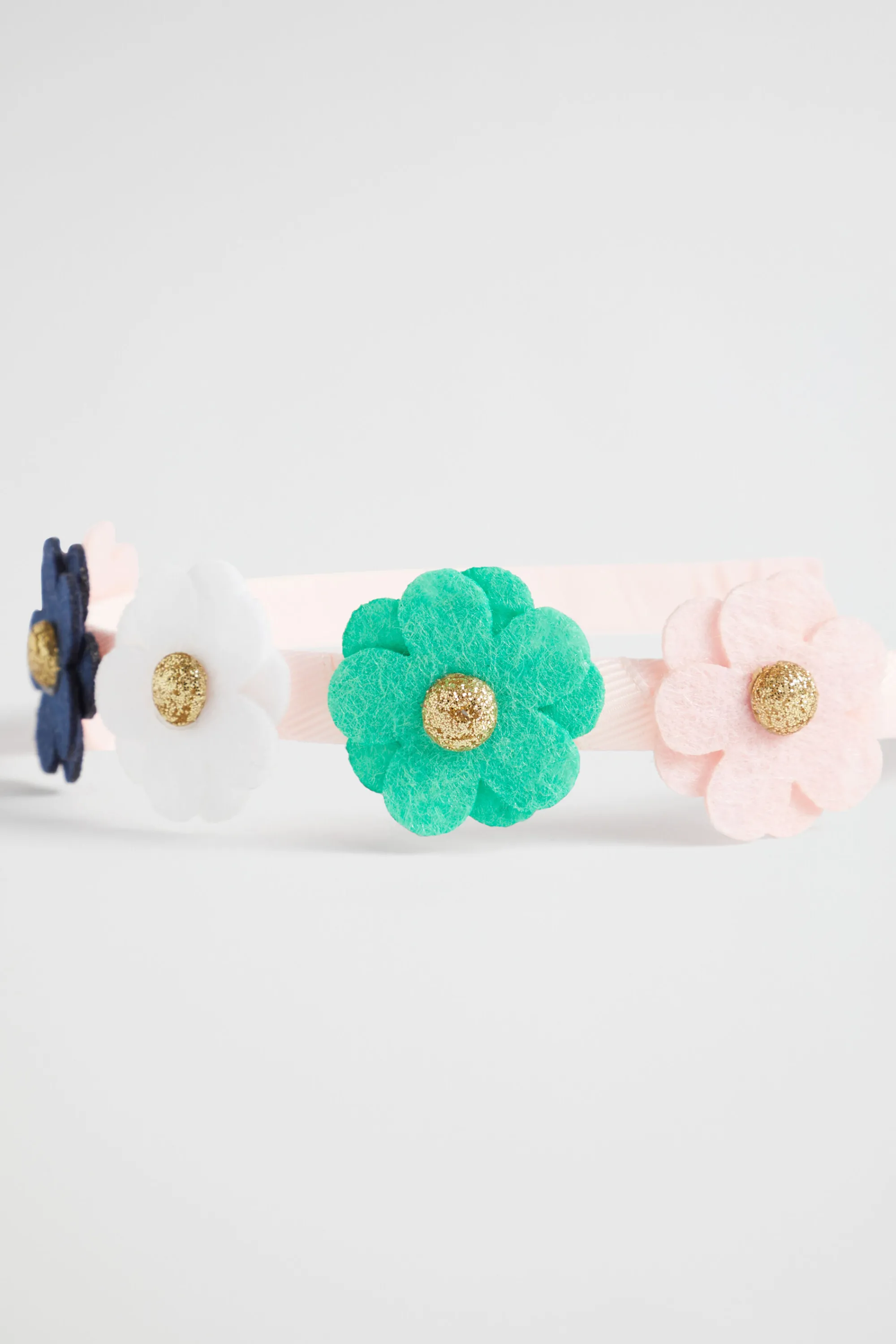 Girl Seed Heritage Hair Accessories-Felt Daisy Headband