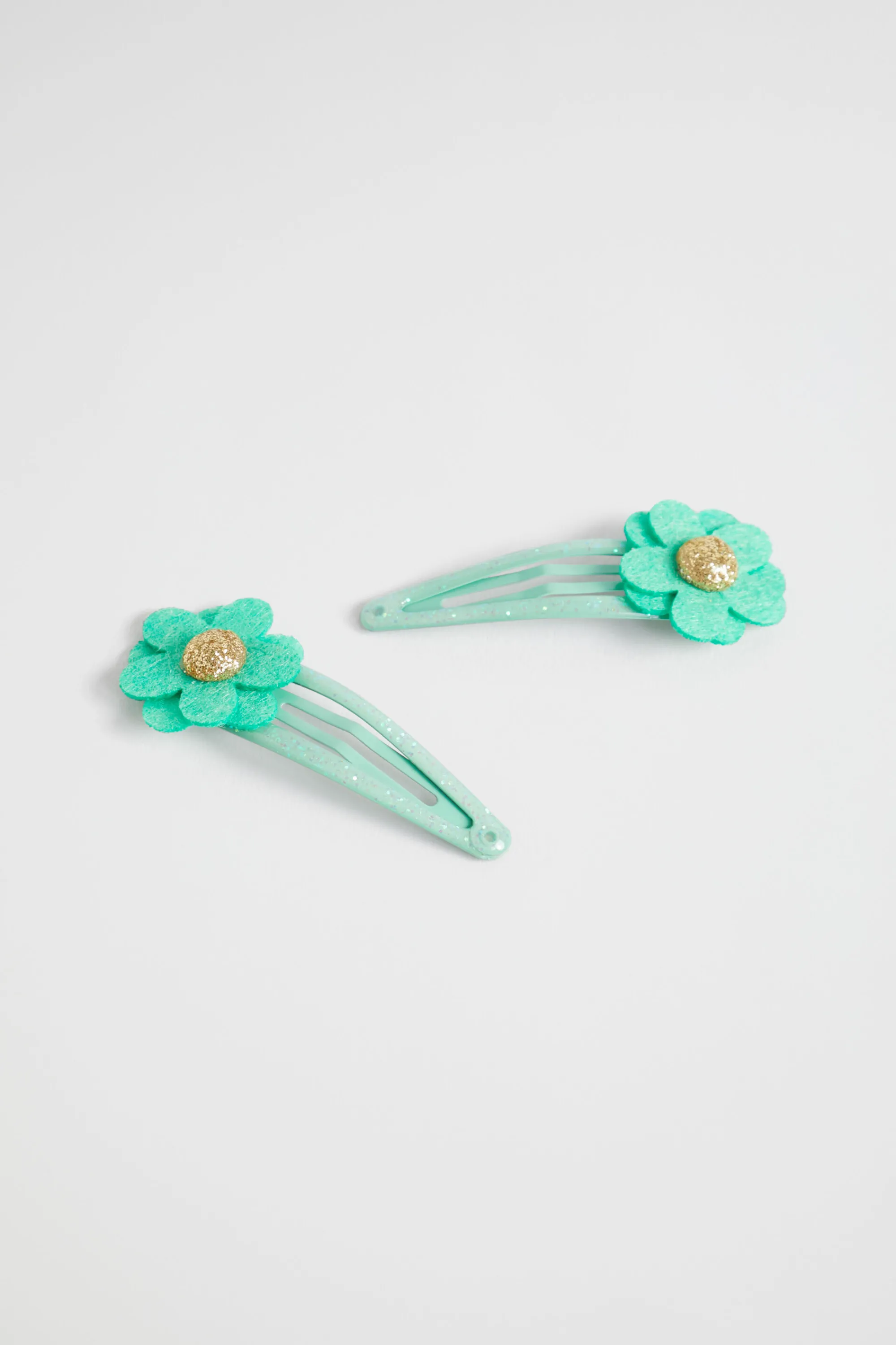 Girl Seed Heritage Hair Accessories-Felt Daisy Snaps