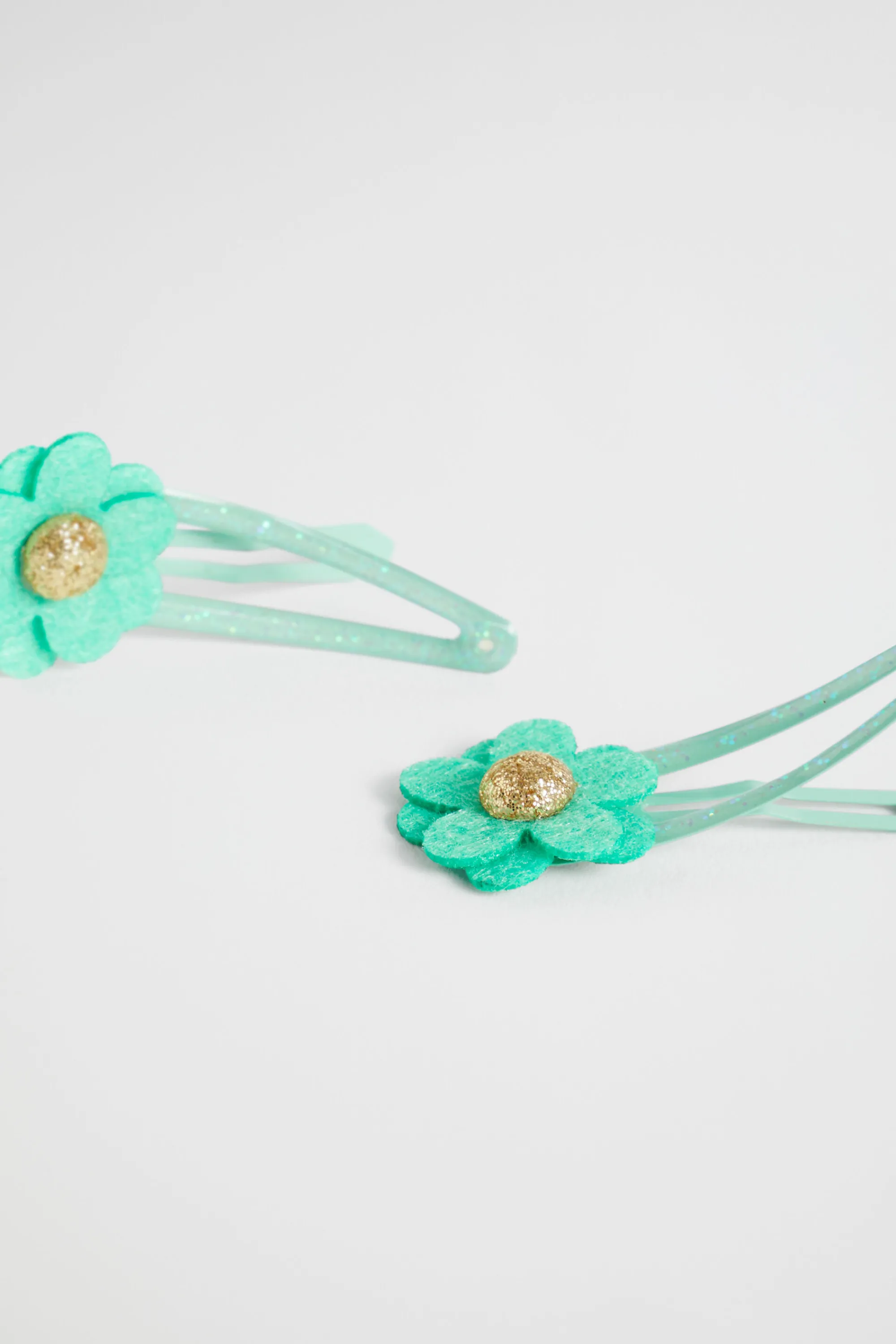 Girl Seed Heritage Hair Accessories-Felt Daisy Snaps