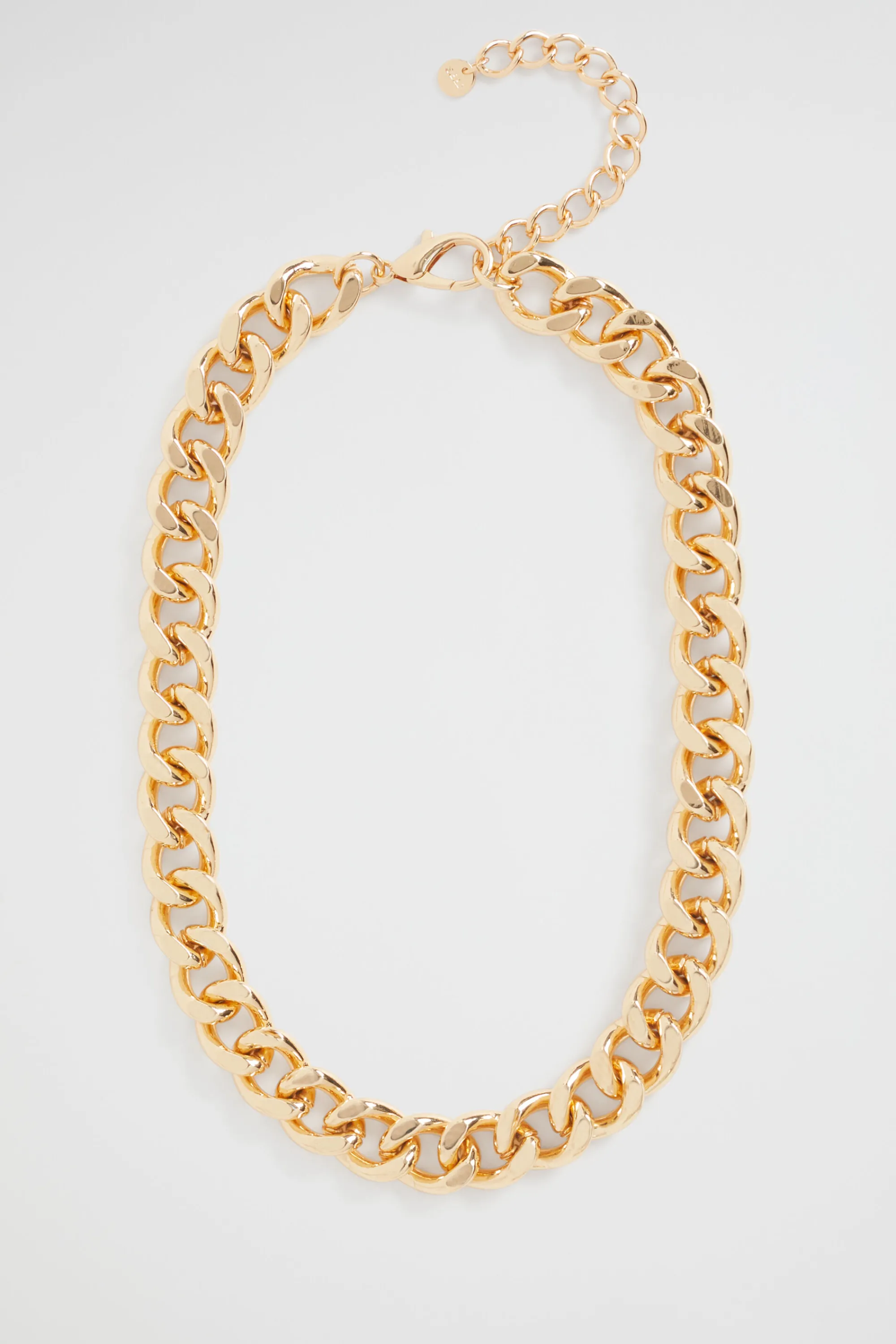 Woman Seed Heritage Jewellery-Flat Curb Chain Necklace