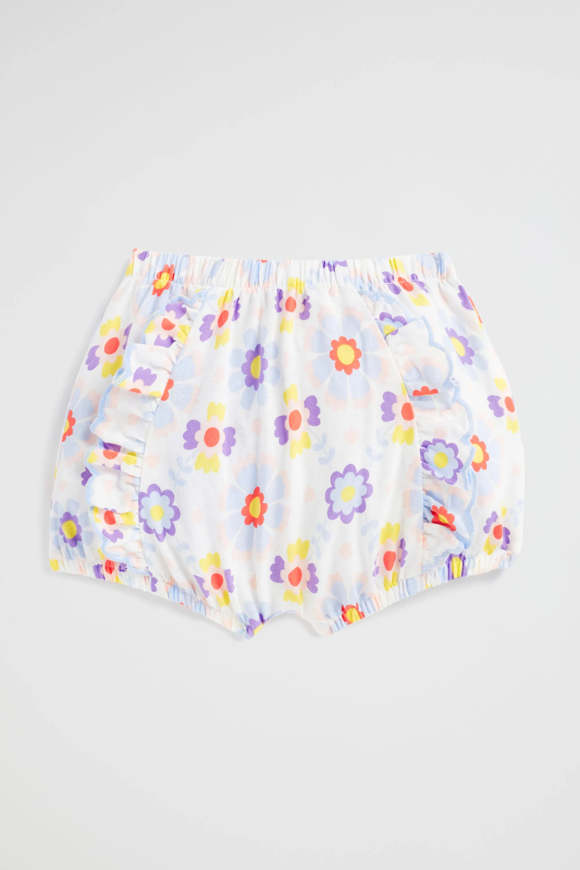 Baby Girl Seed Heritage Shorts-Floral Yardage Bloomer