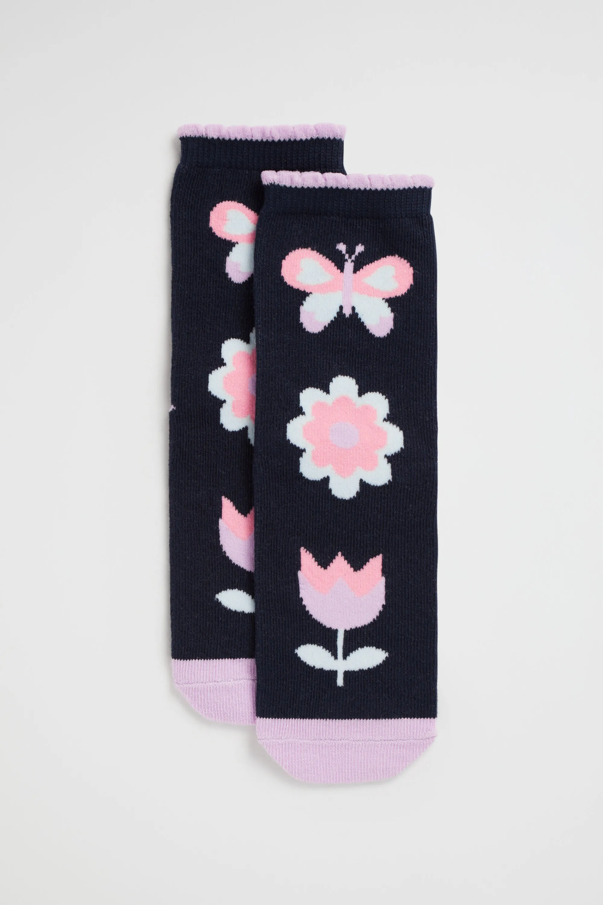 Girl Seed Heritage Socks-Flower Sock