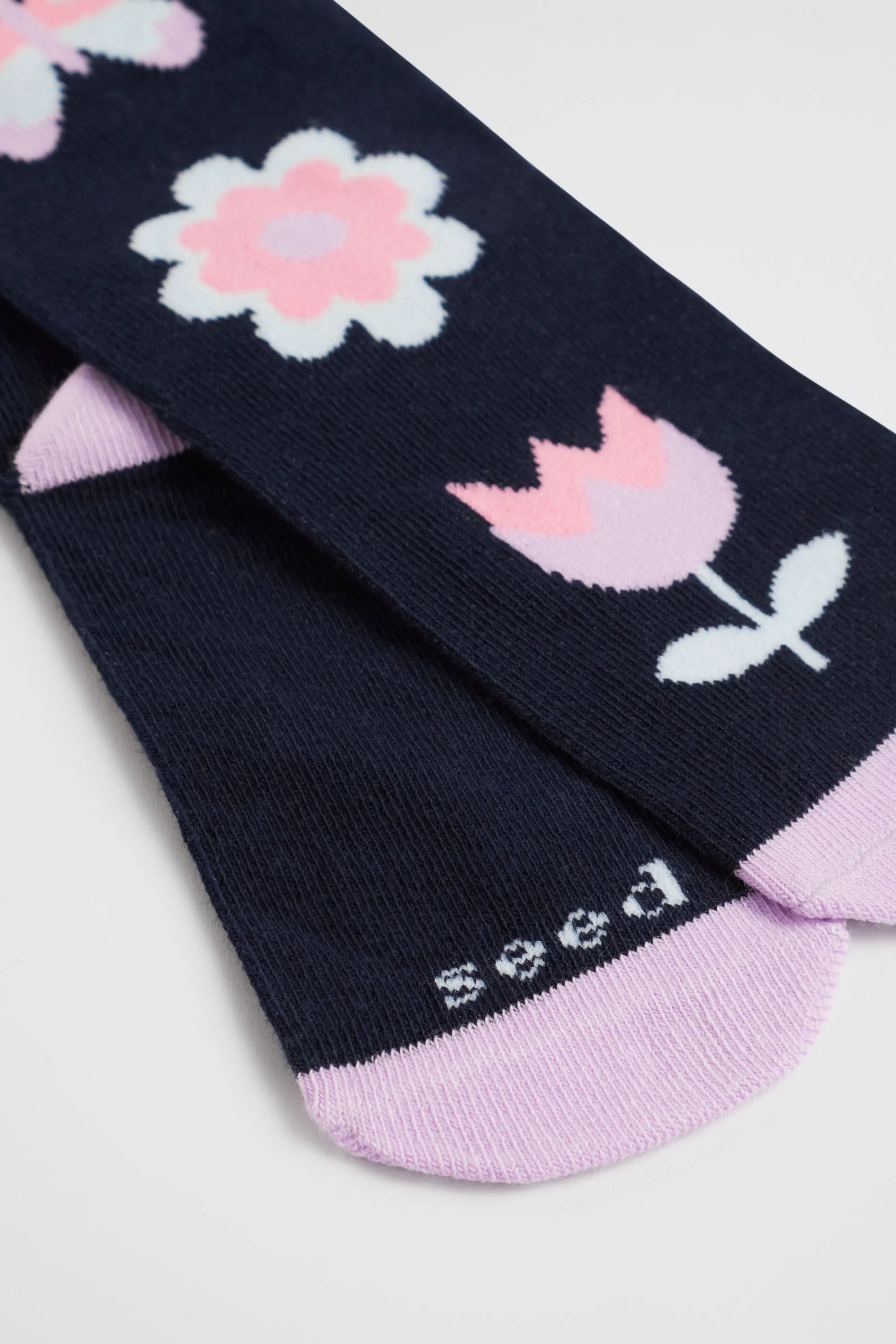 Girl Seed Heritage Socks-Flower Sock