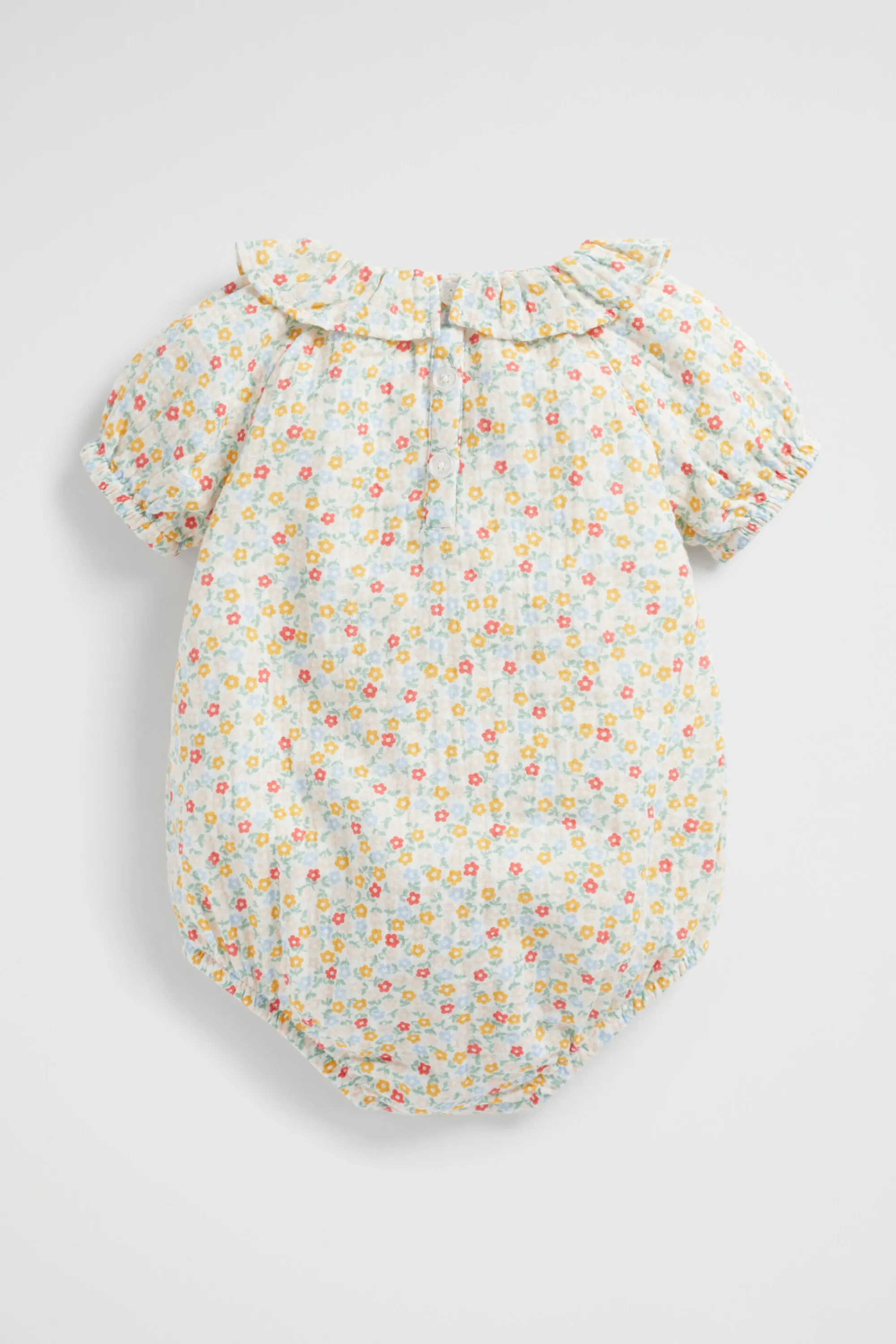 Newborn Seed Heritage Jumpsuits & Overalls-Frill Neck Romper