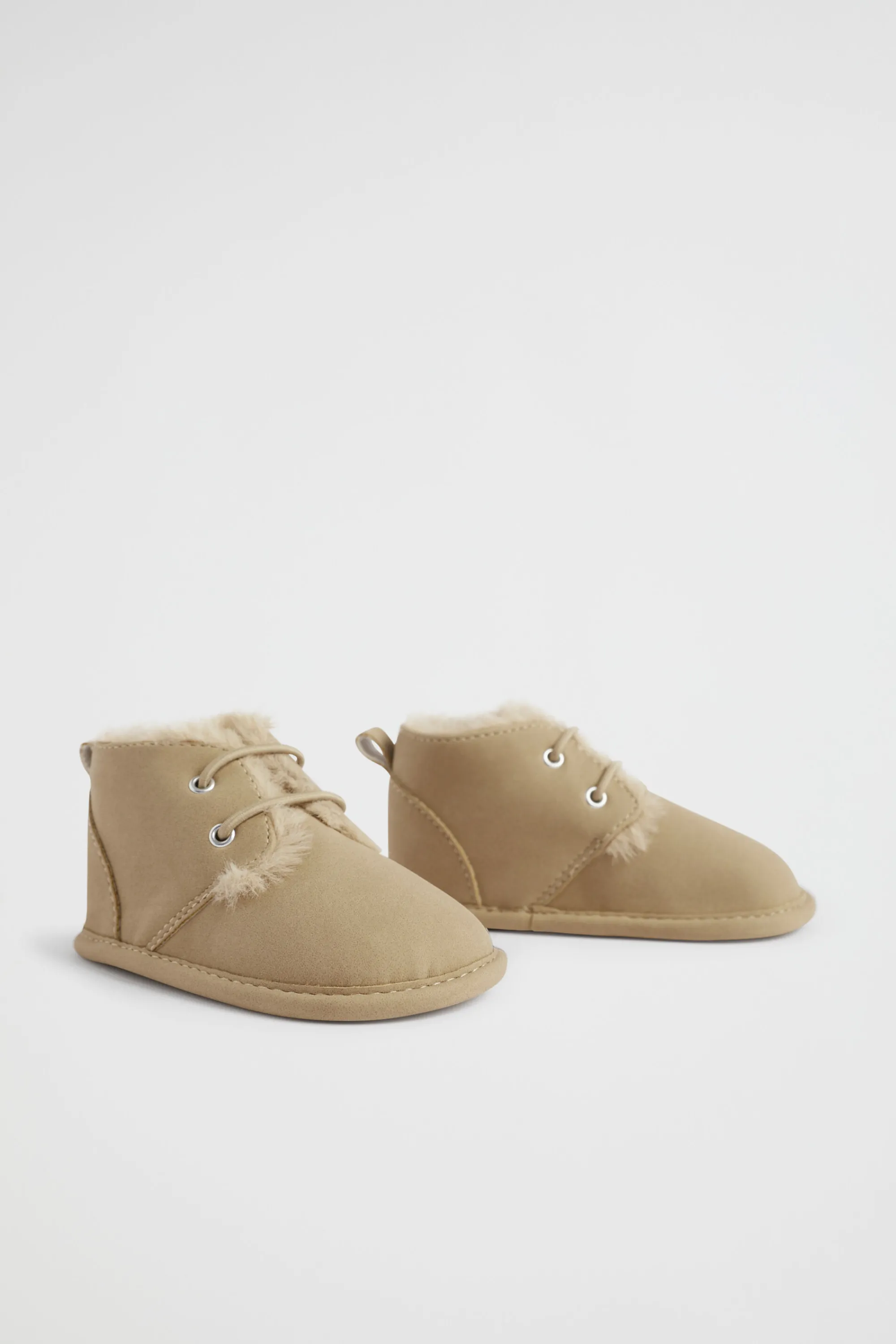 Newborn Seed Heritage Booties-Fur Lined Bootie