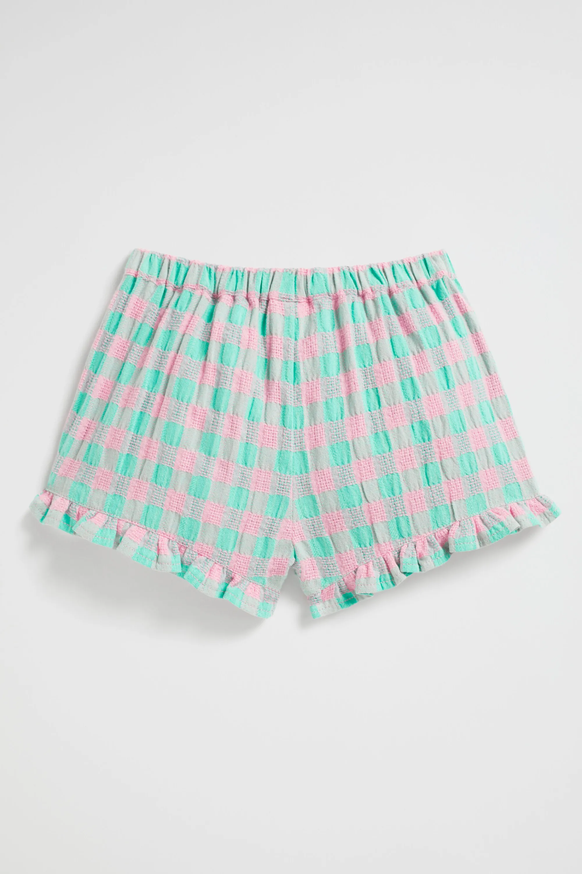 Baby Girl Seed Heritage Pants-Gingham Shorts