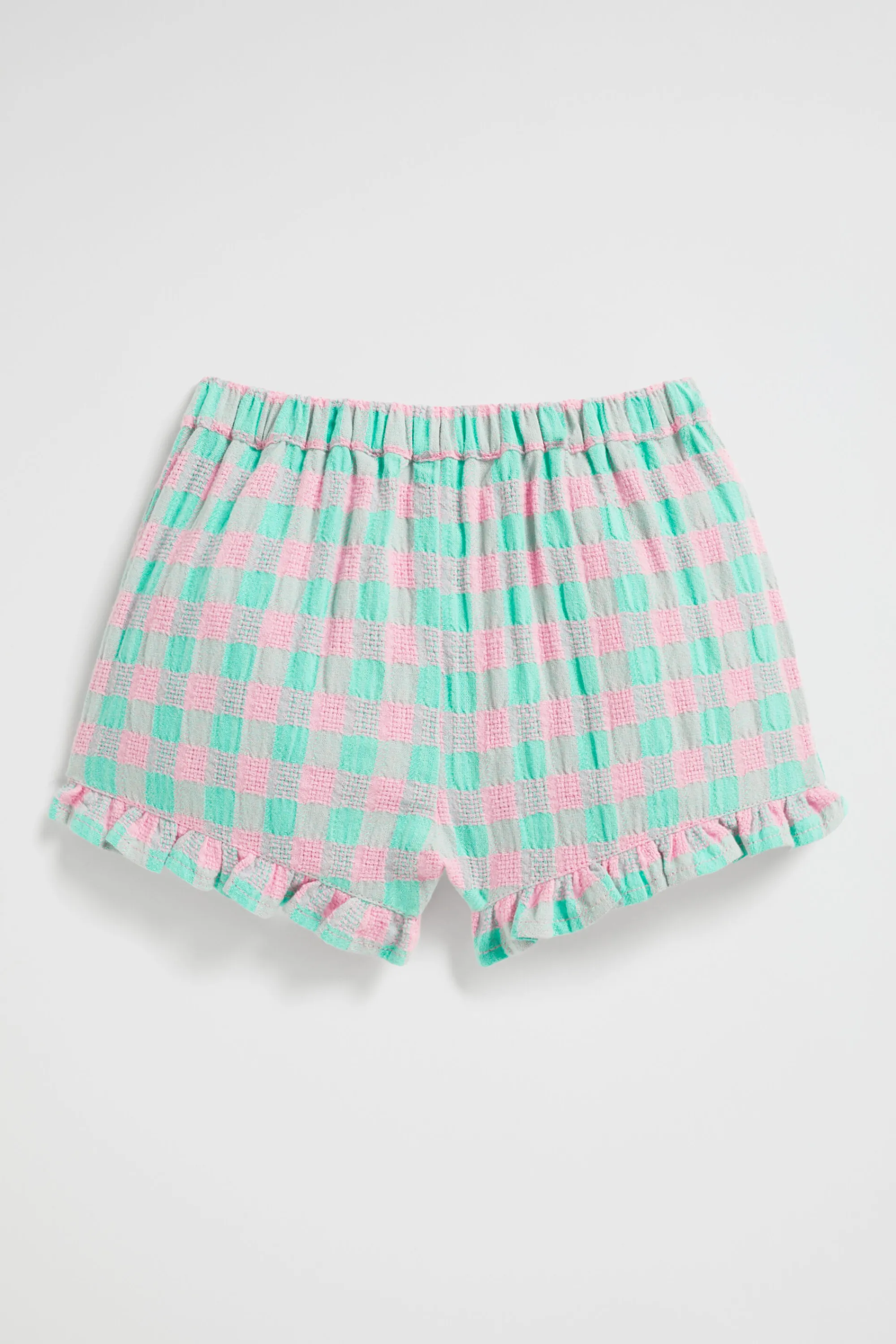 Baby Girl Seed Heritage Pants-Gingham Shorts