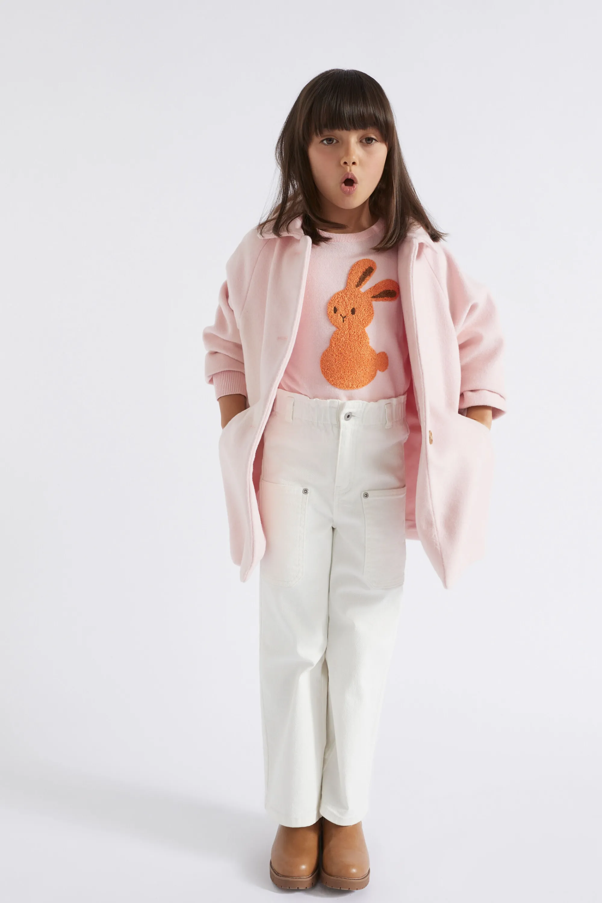 Girl Seed Heritage Jackets & Vests-Girl's Wool Coat