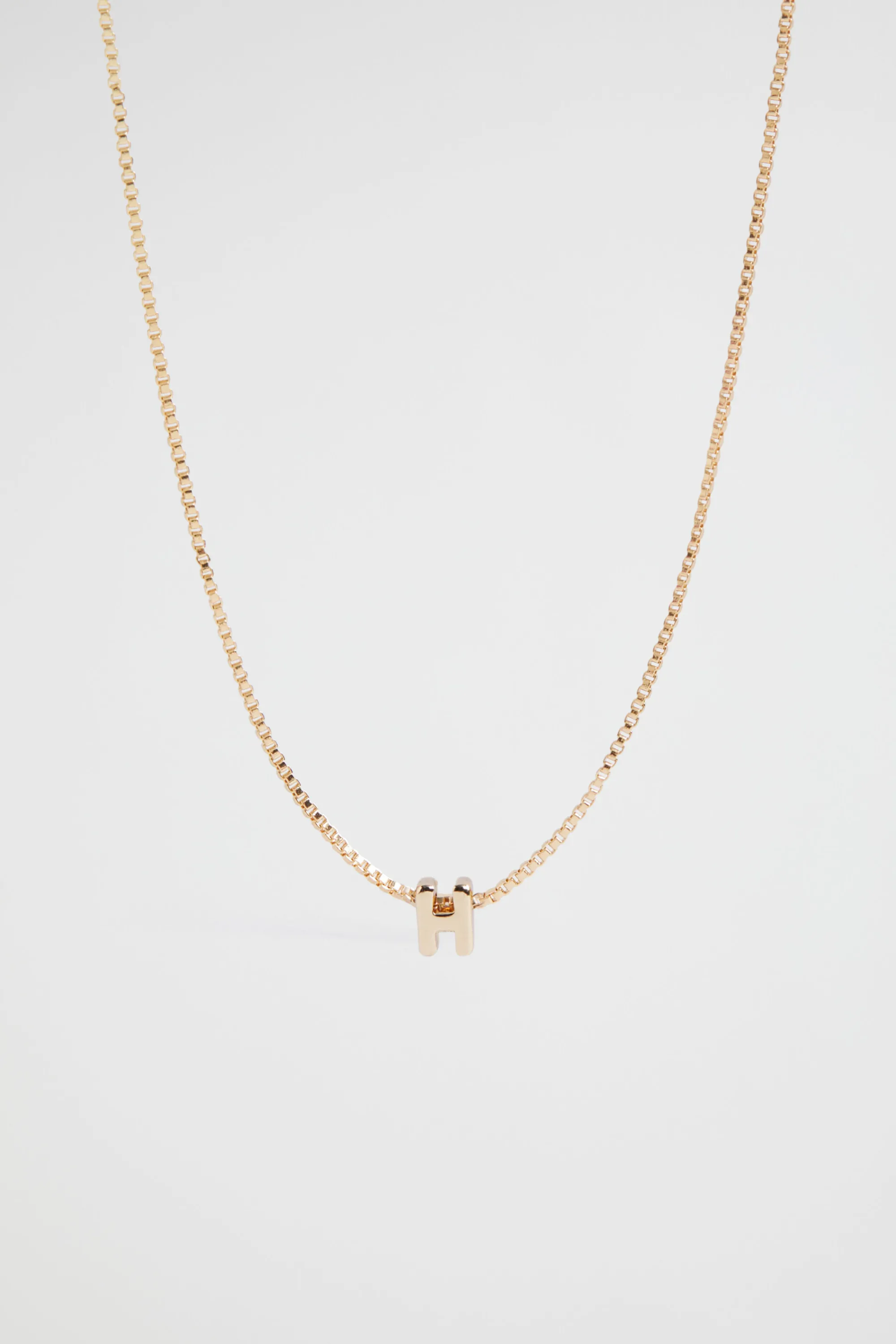 Woman Seed Heritage Jewellery-Gold Initial Necklace