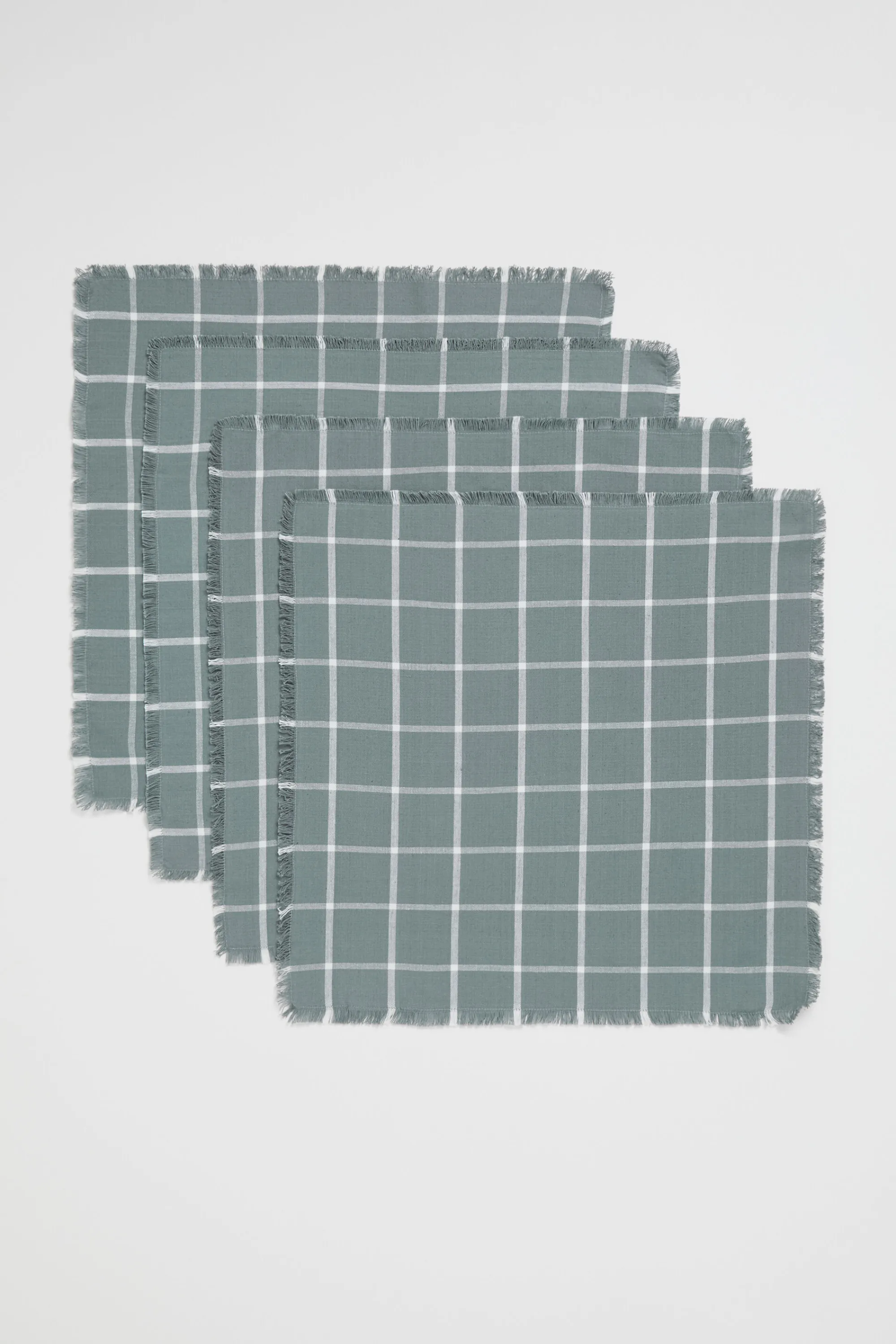 Seed Heritage Kitchen & Dining-Grid Napkin Set Of 4