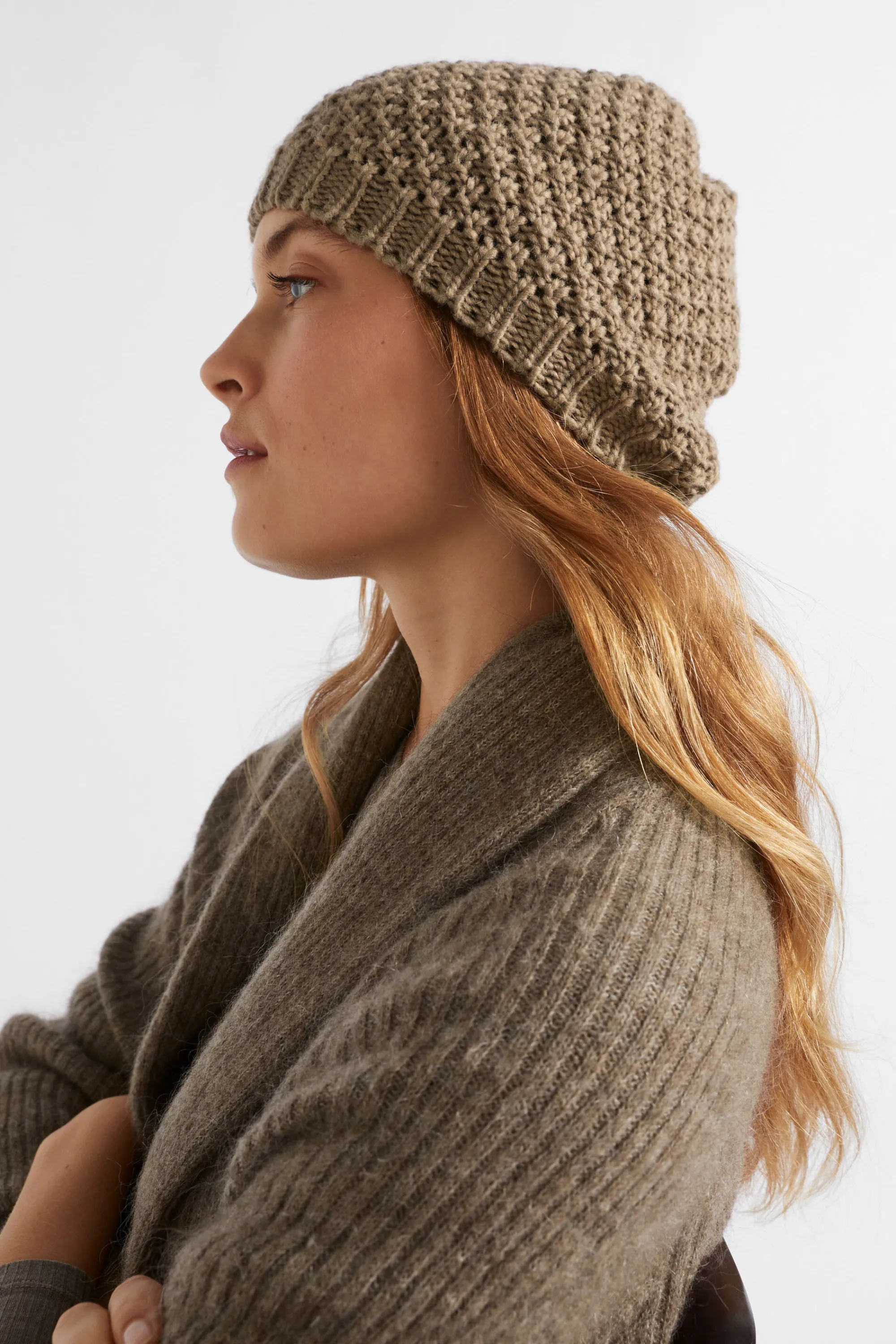 Woman Seed Heritage Hats & Gloves-Hand Knit Beanie