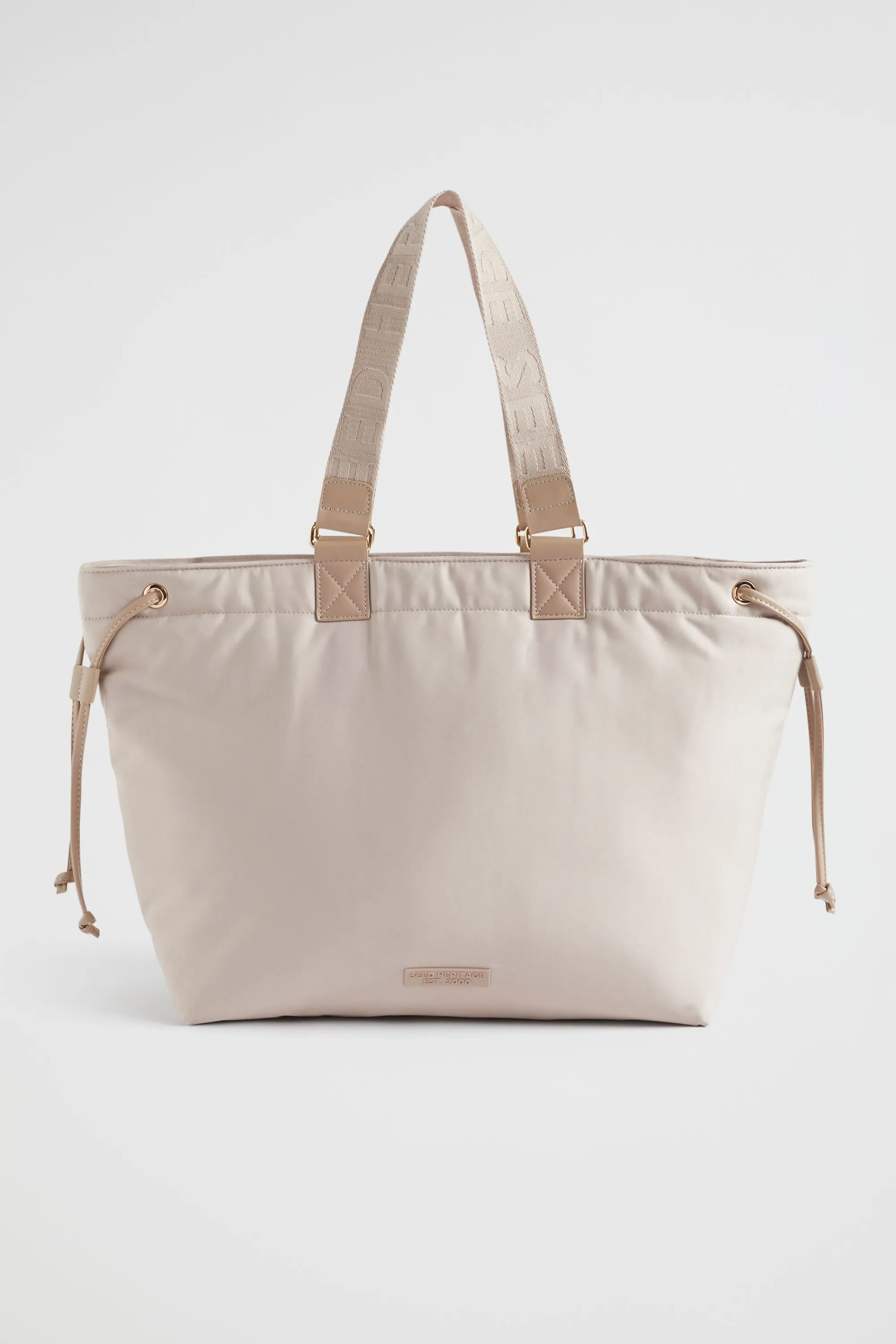 Woman Seed Heritage Beach Bags-Heritage Logo Tote