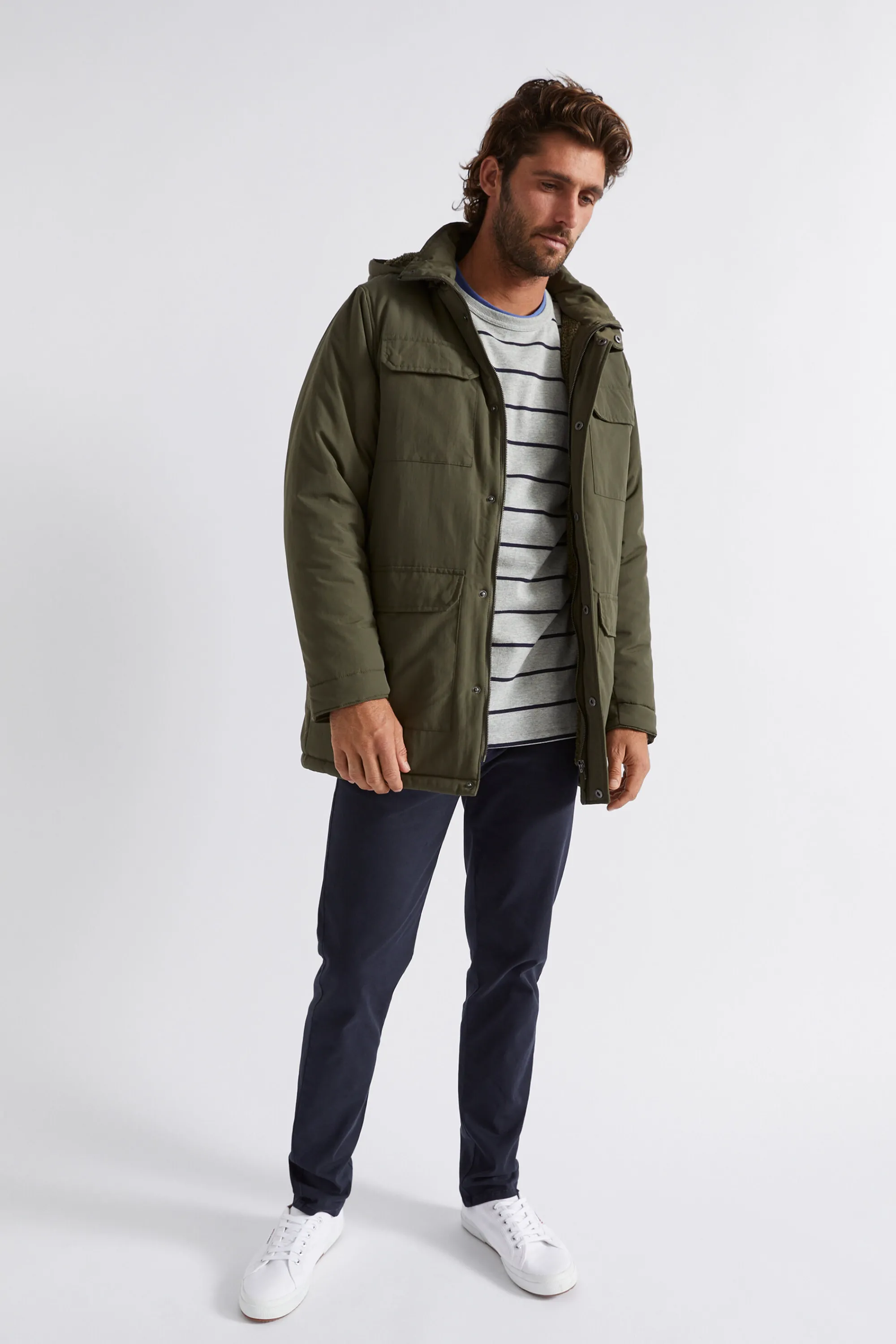 Man Seed Heritage Jackets & Vests-Hooded Parka