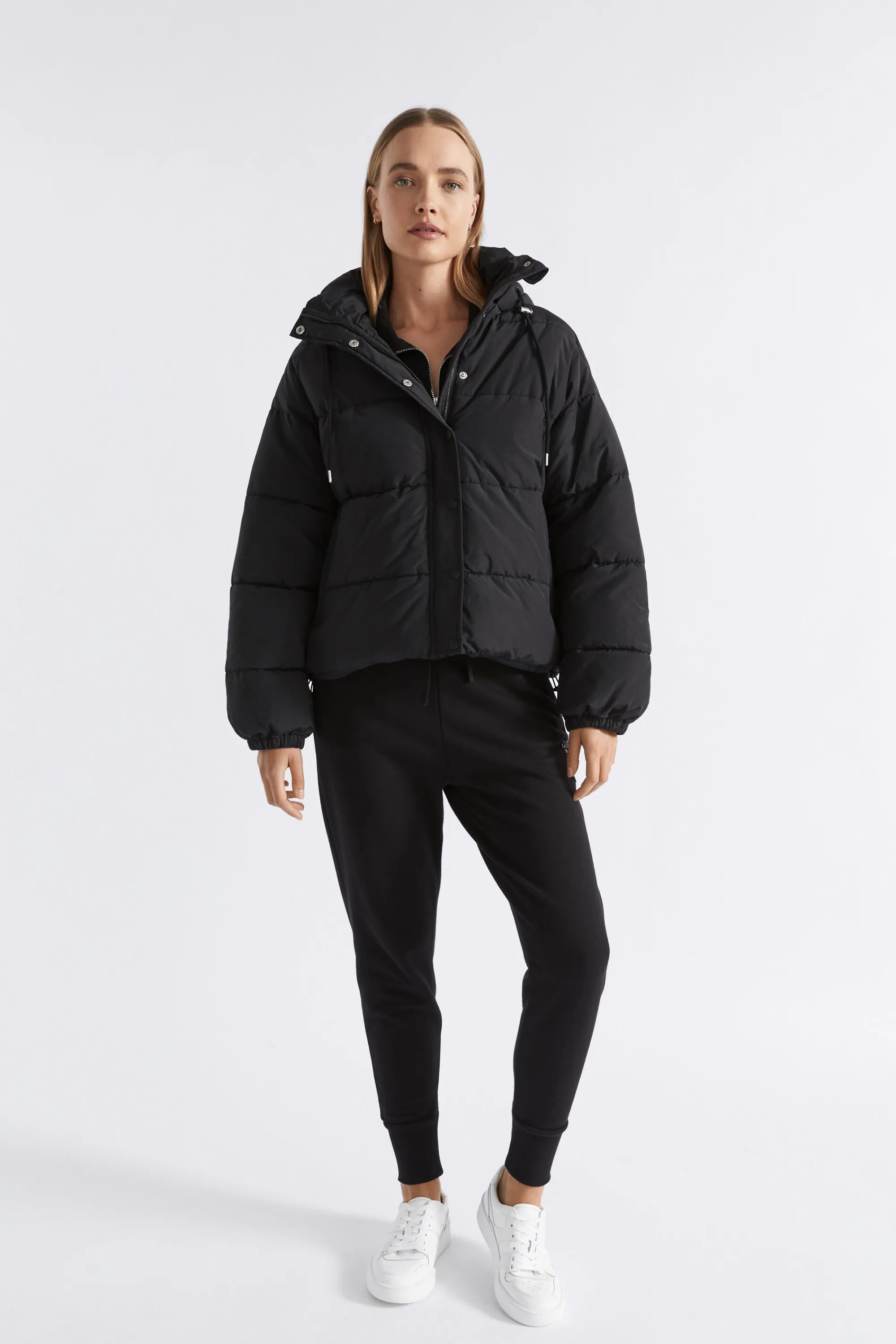 Woman Seed Heritage Jackets & Vests-Hooded Puffer Jacket