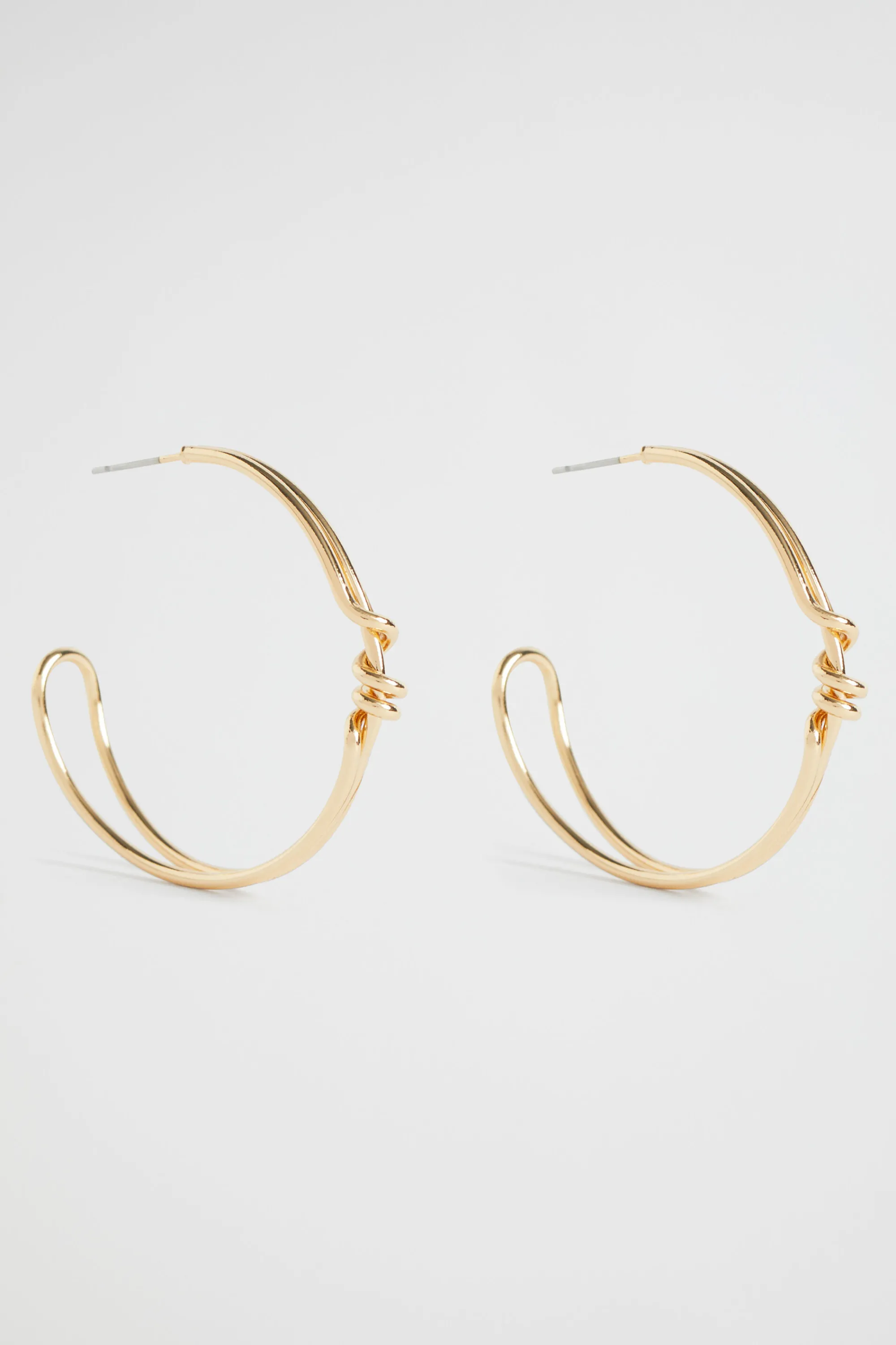 Woman Seed Heritage Jewellery-Knot Hoop Earring