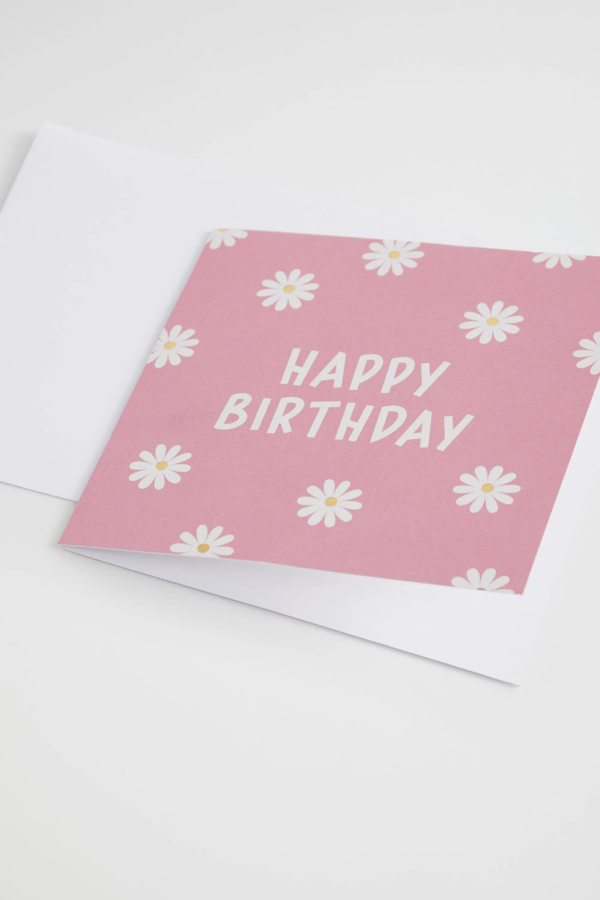 Newborn Seed Heritage Stationery-Large Happy Birthday Flower Card