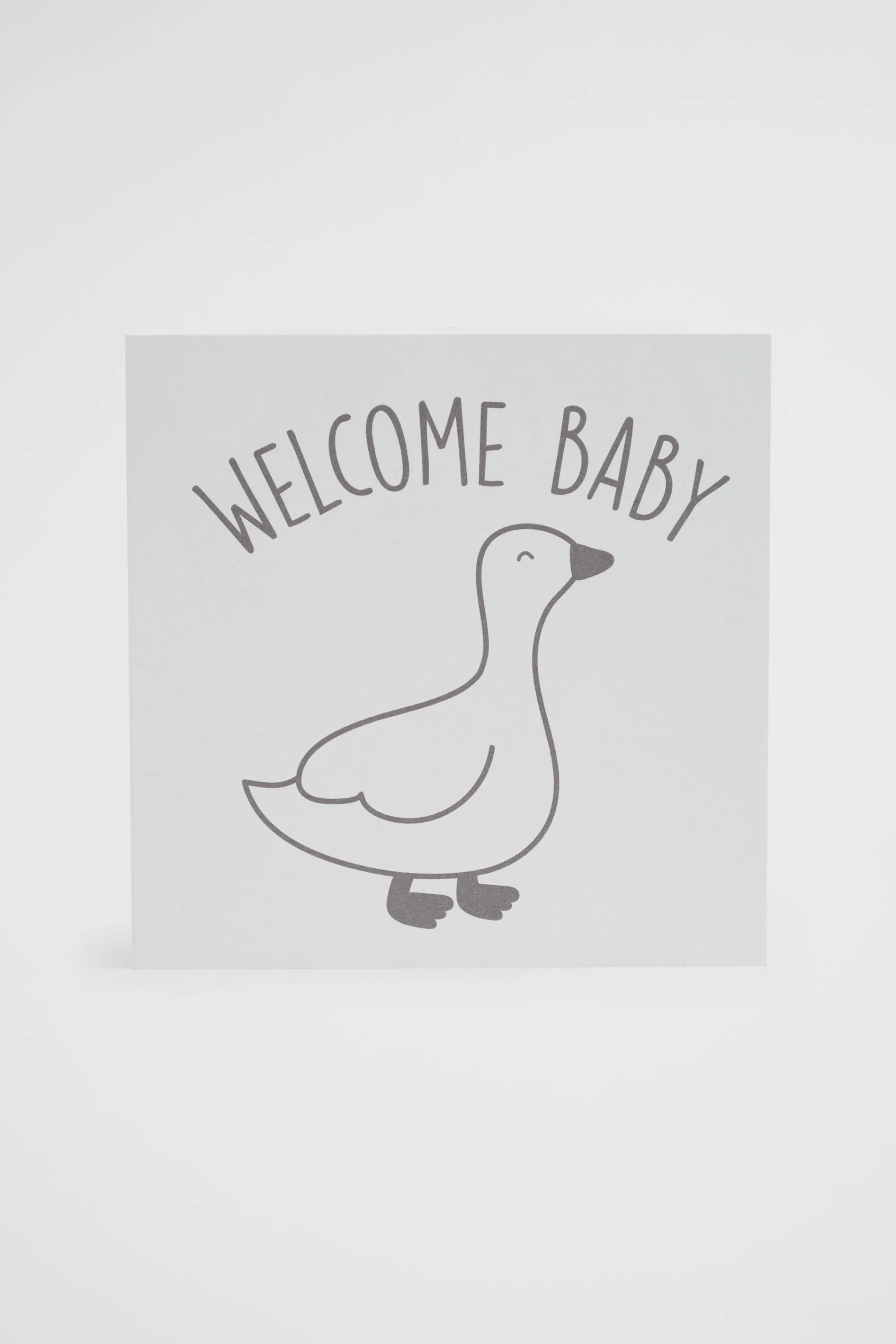 Newborn Seed Heritage Stationery-Large Welcome Baby Duck Card