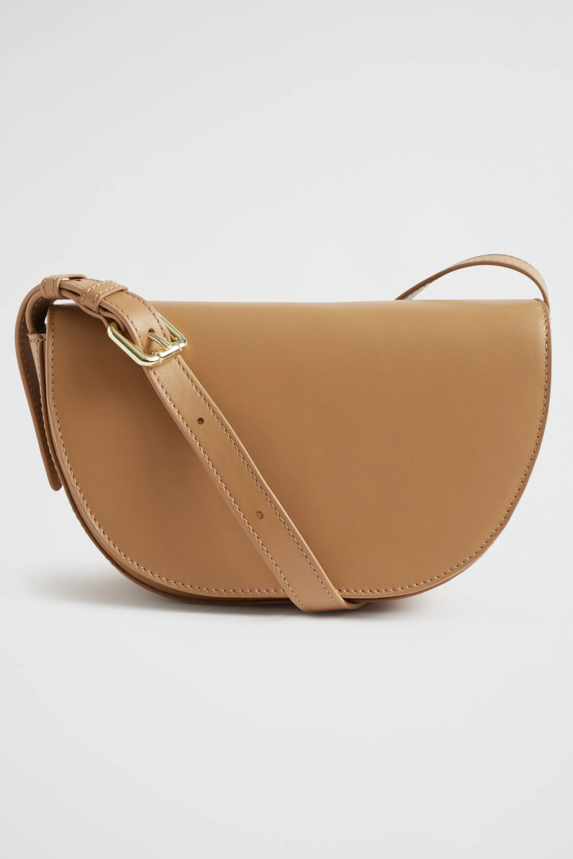 Woman Seed Heritage Cross Body-Leather Saddle Bag