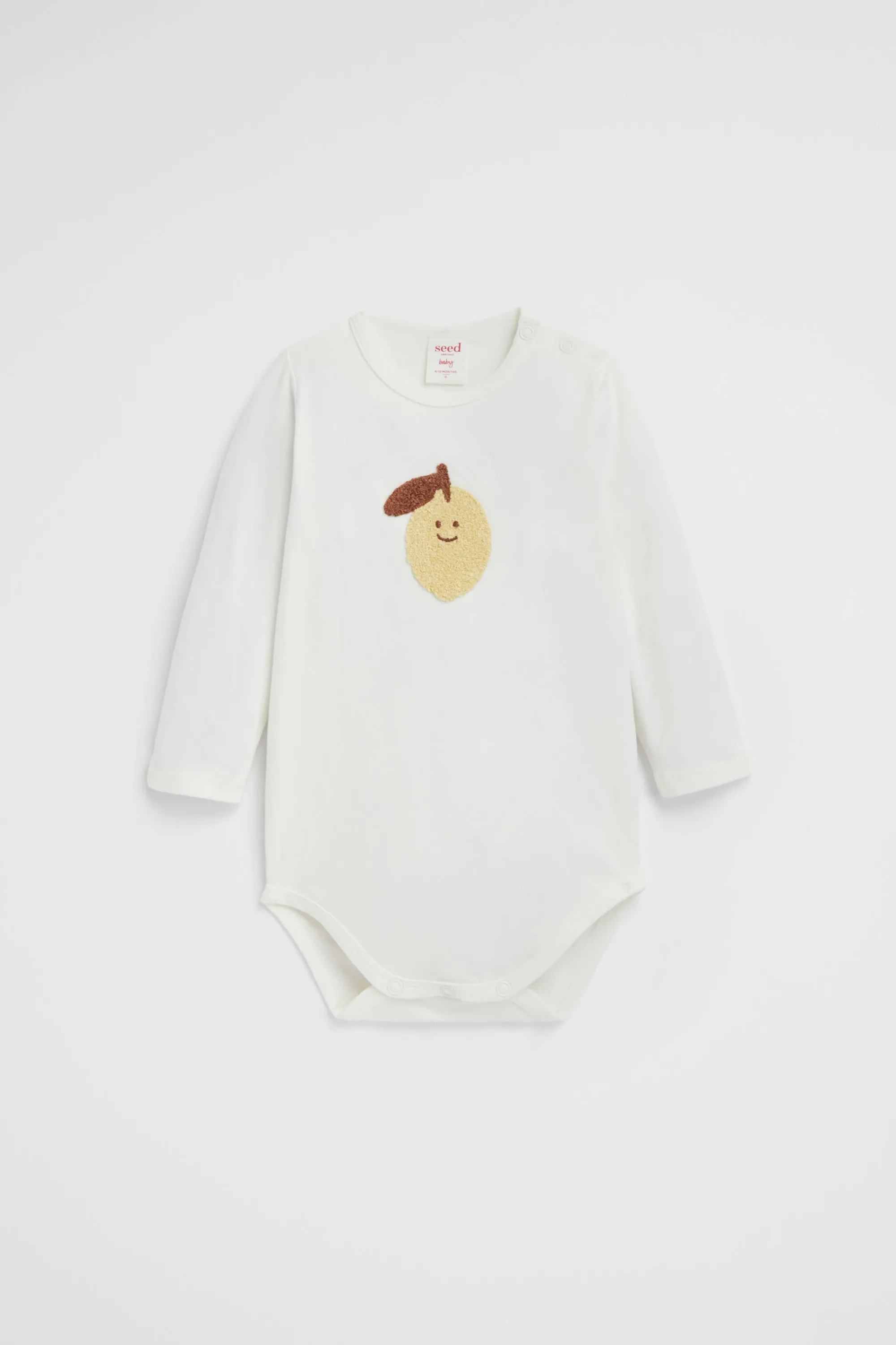 Newborn Seed Heritage Bodysuits & Onesies-Lemon Bodysuit