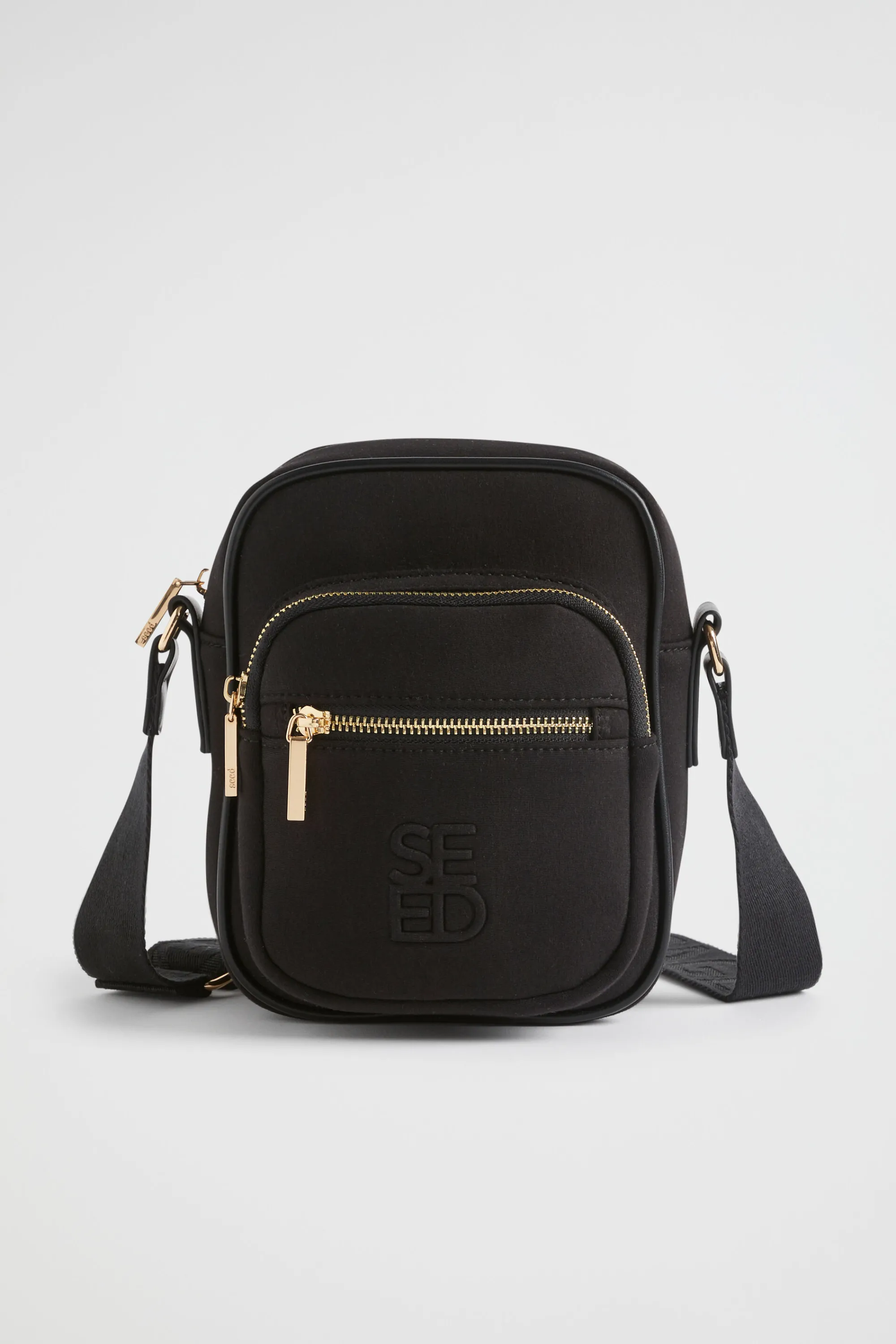 Woman Seed Heritage Cross Body-Logo Jersey Camera Bag