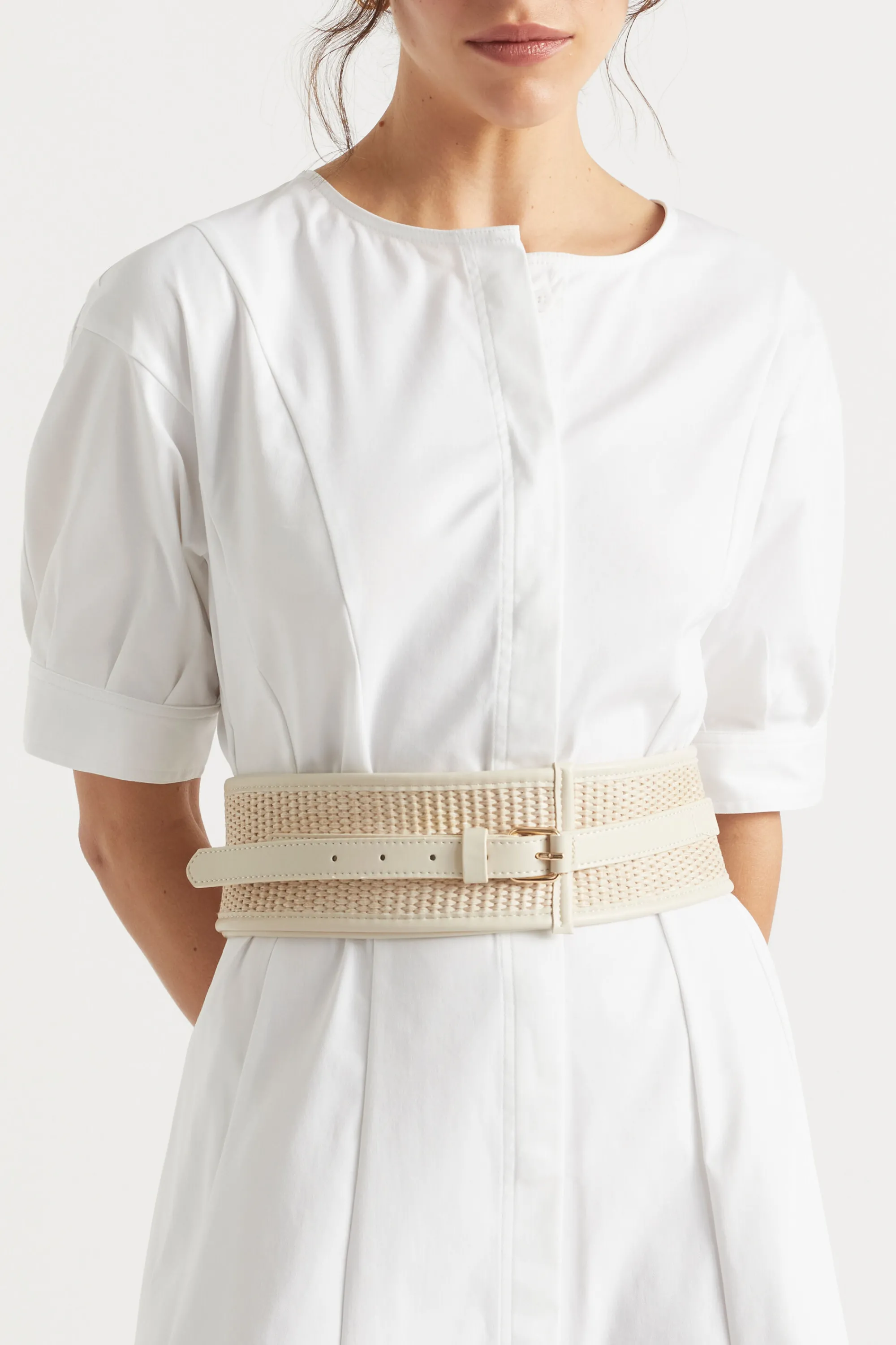 Woman Seed Heritage Belts-Lonni Wide Waist Belt