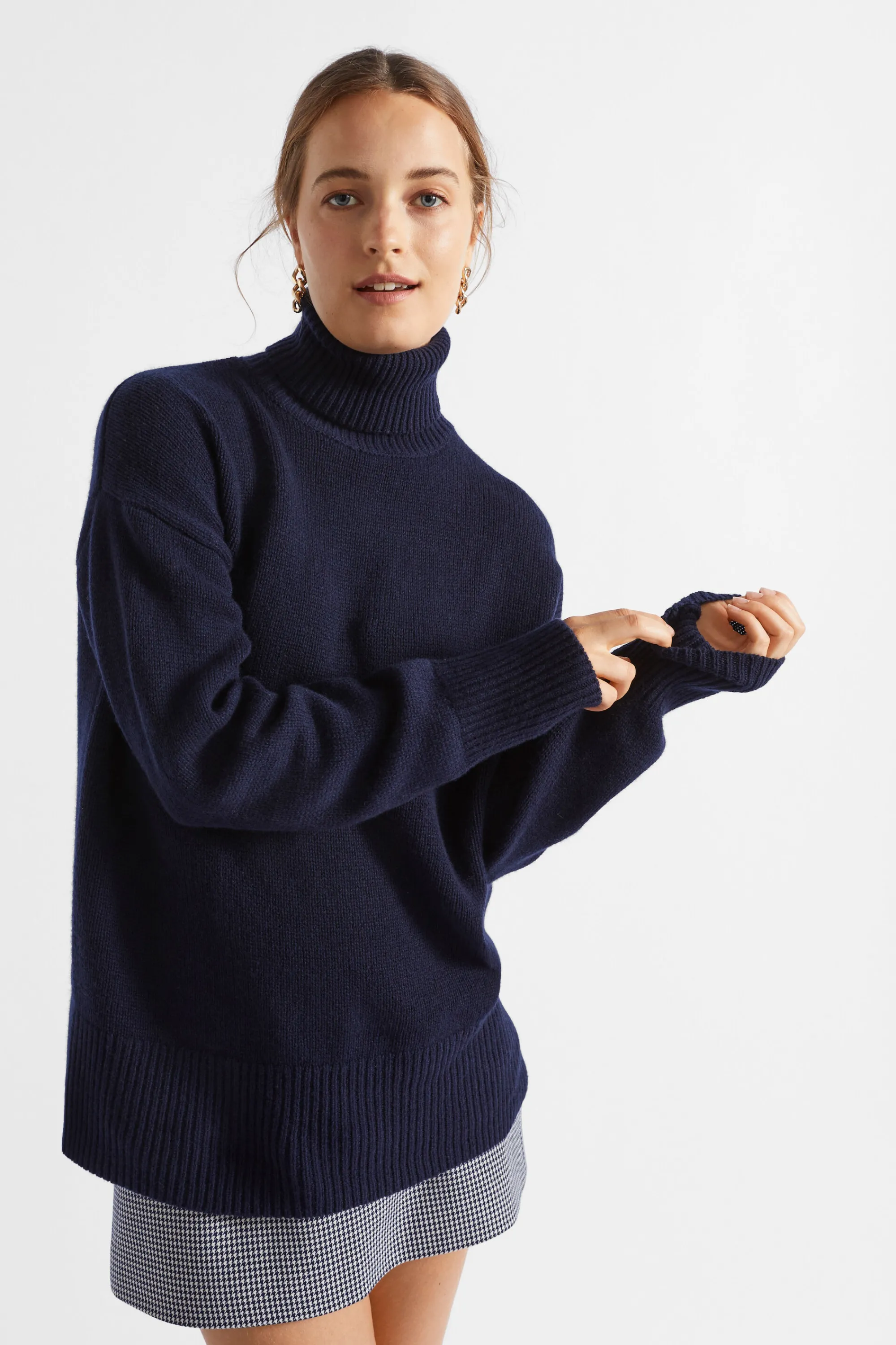 Woman Seed Heritage Knitwear & Sweaters-Merino Wool High Neck Knit