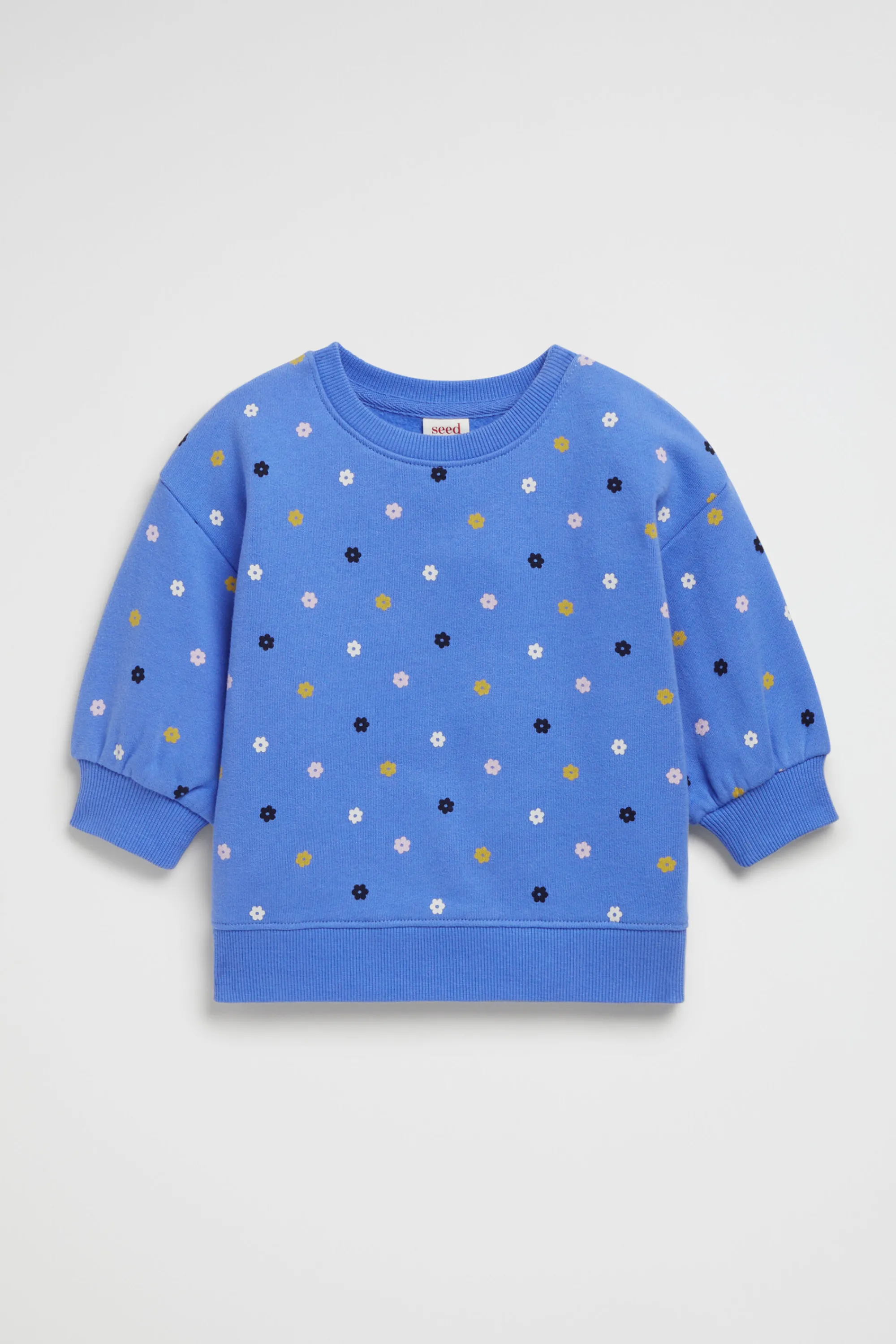 Baby Girl Seed Heritage Knitwear & Sweaters-Mini Floral Sweat