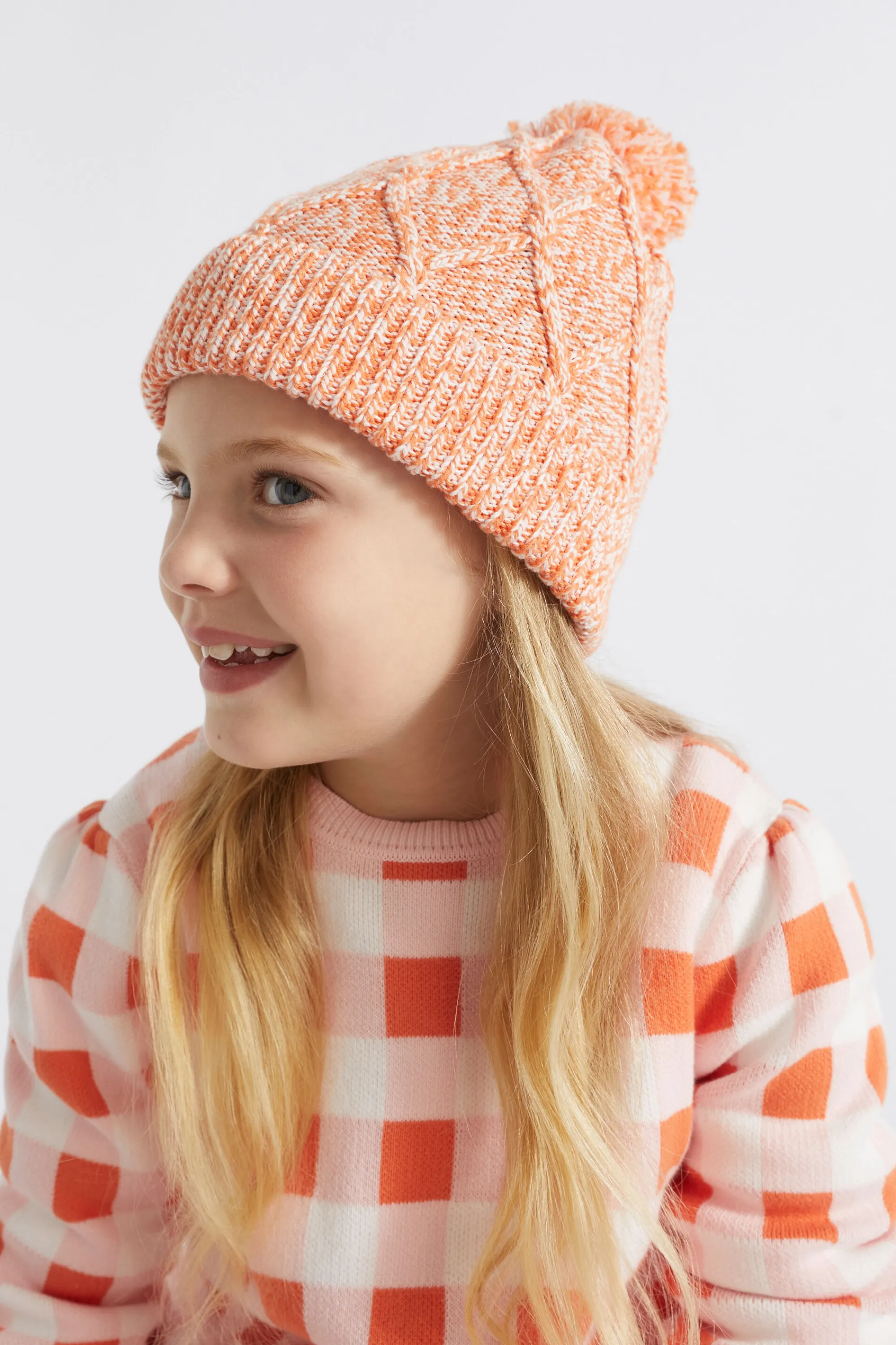 Girl Seed Heritage Hats & Beanies & Caps-Mix Yarn Beanie