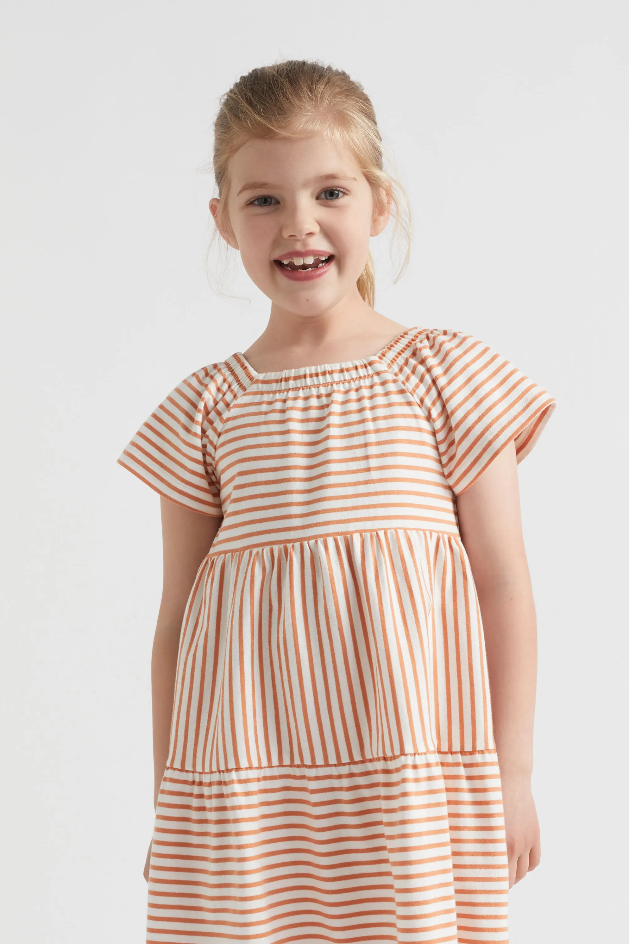 Girl Seed Heritage Dresses-Multi Stripe Dress