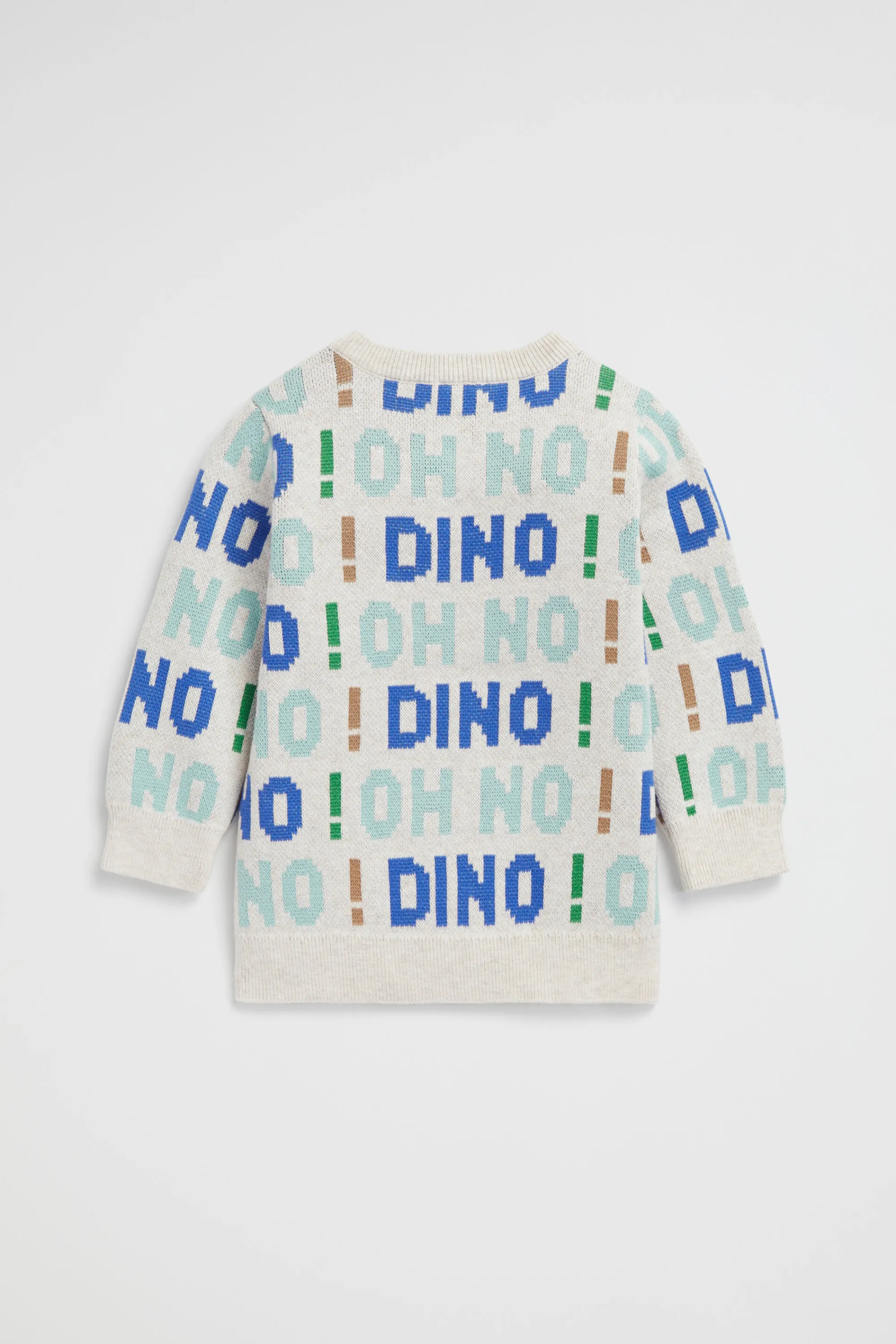 Baby Boy Seed Heritage Knitwear & Sweaters-Oh No Dino Knit