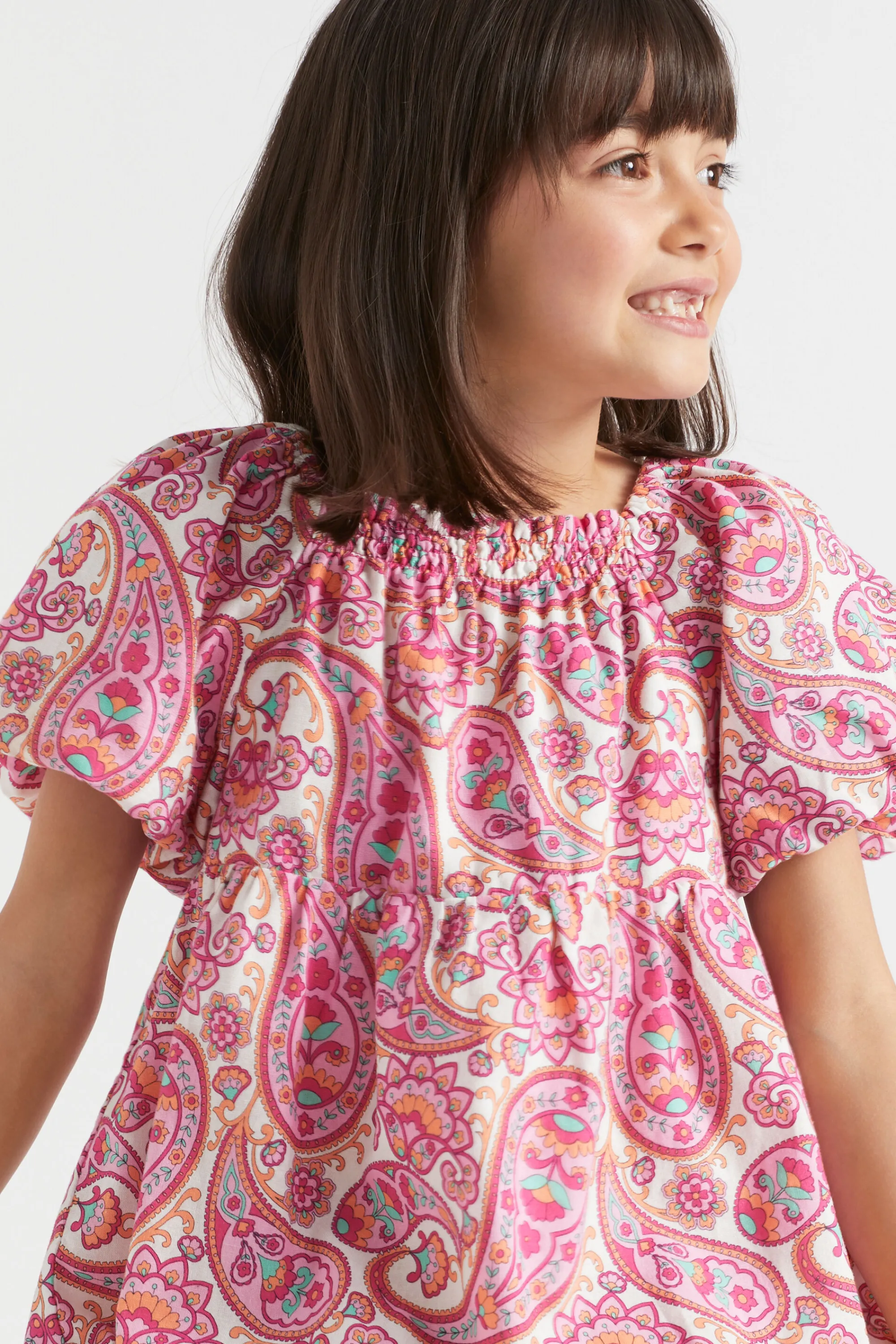 Girl Seed Heritage Dresses-Paisley Dress