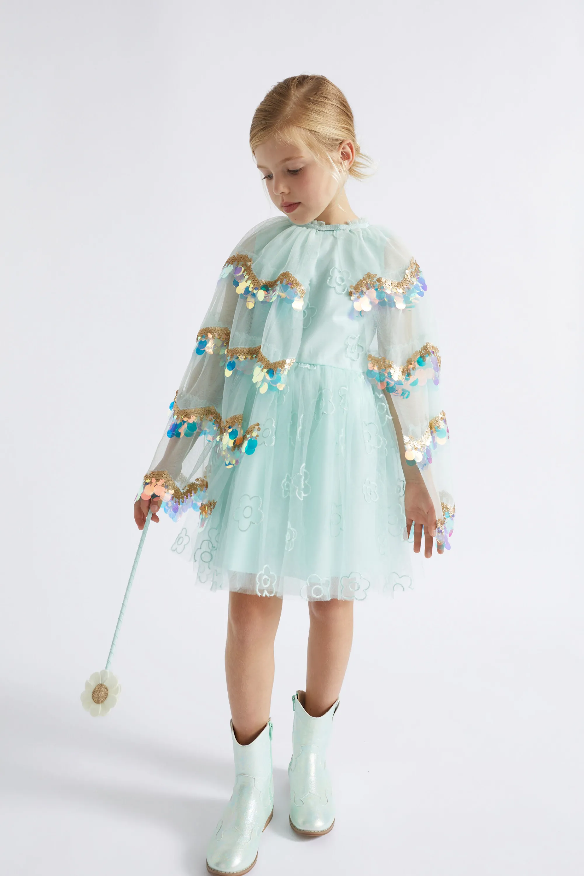 Girl Seed Heritage Ponchos & Capes-Party Cape