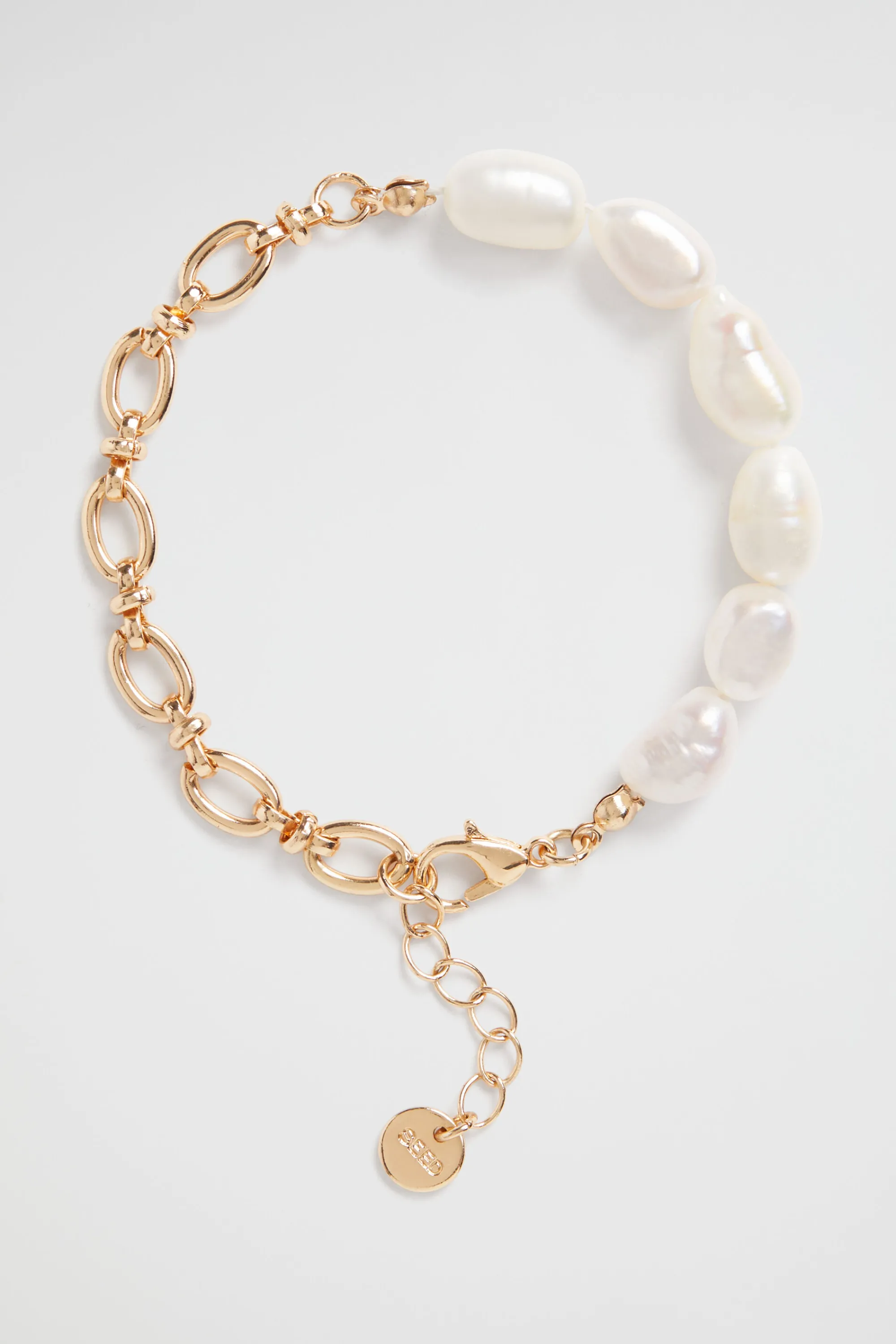 Woman Seed Heritage Jewellery-Pearl Chain Bracelet