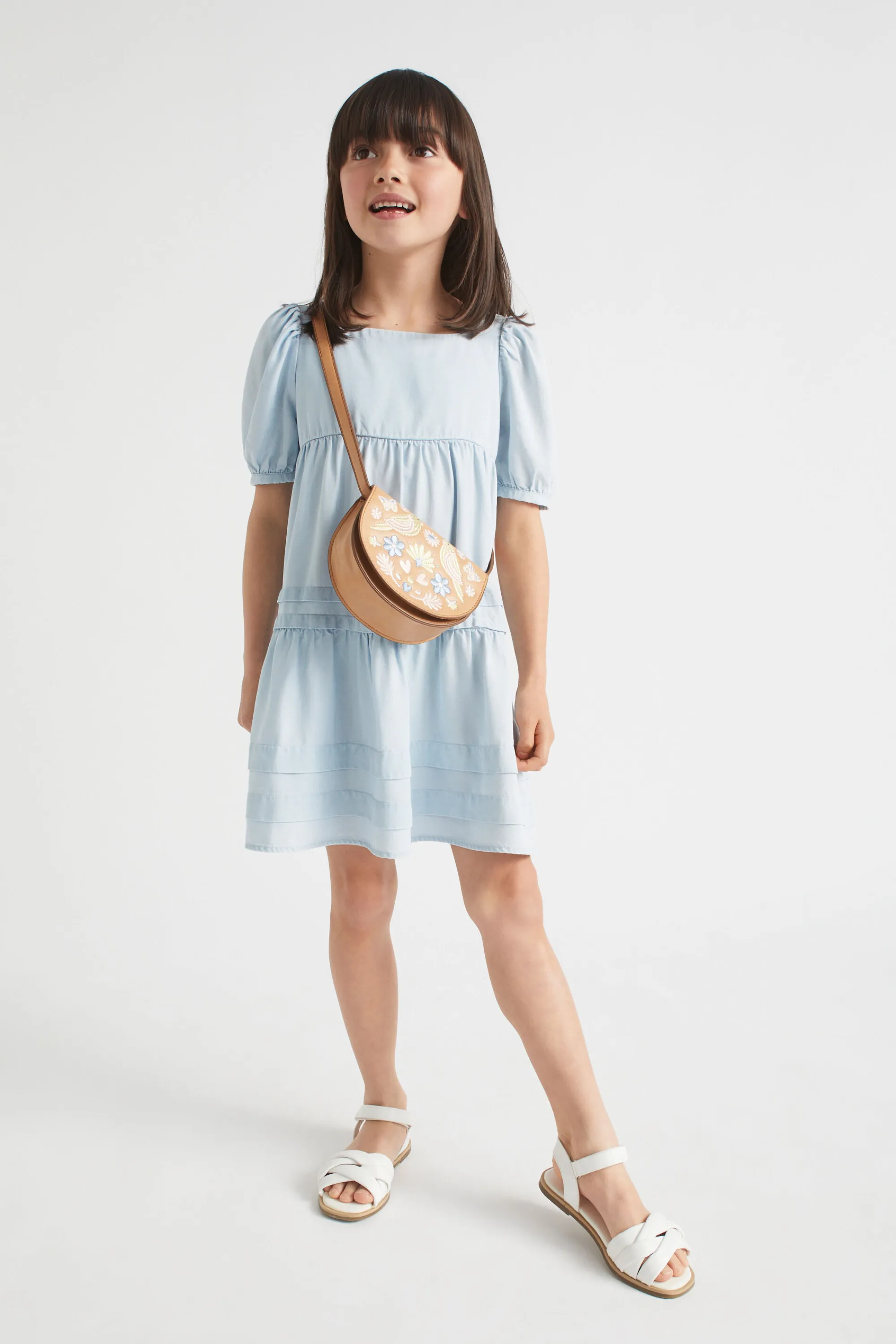 Girl Seed Heritage Dresses-Pintuck Dress