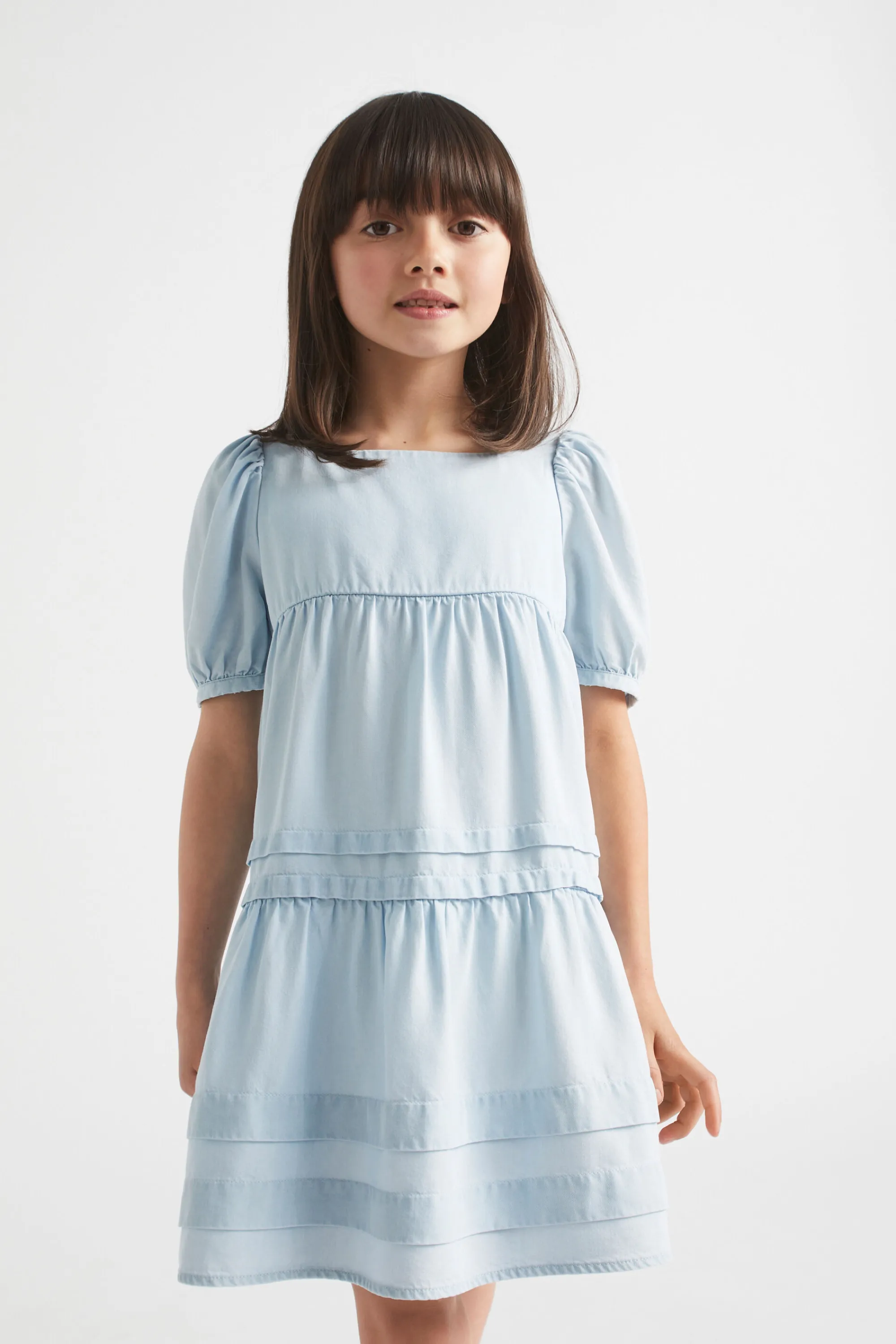 Girl Seed Heritage Dresses-Pintuck Dress