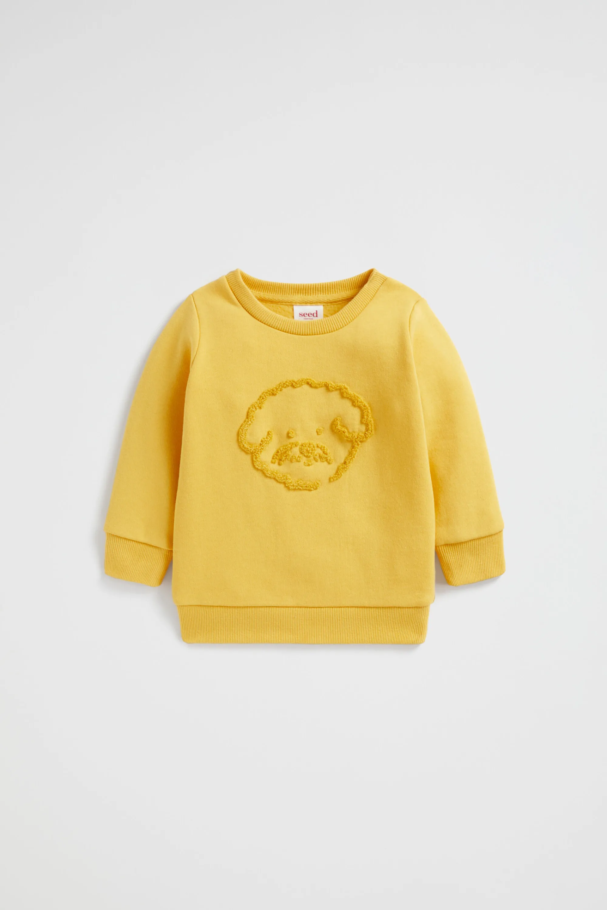 Baby Boy Seed Heritage Knitwear & Sweaters-Puppy Face Sweat