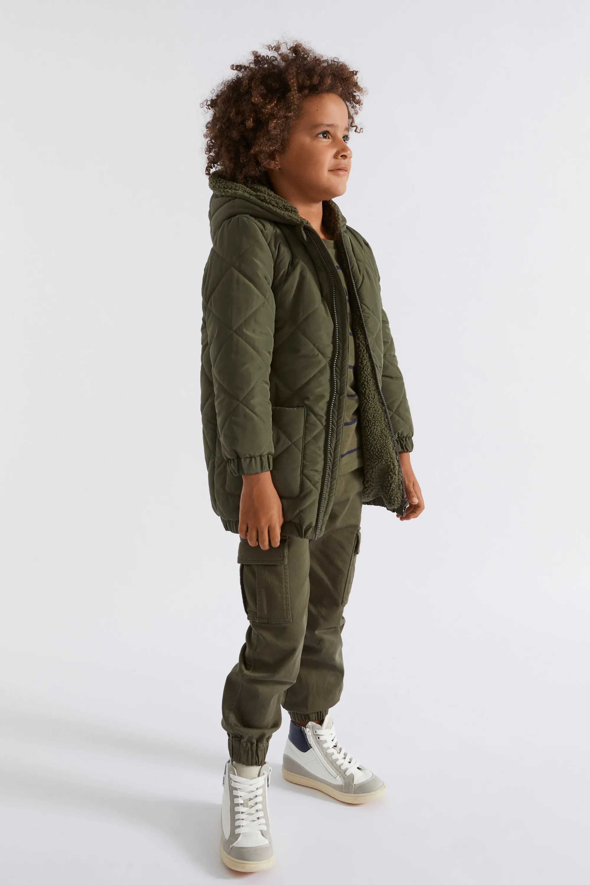 Boy Seed Heritage Jackets & Vests-Quilted Anorak