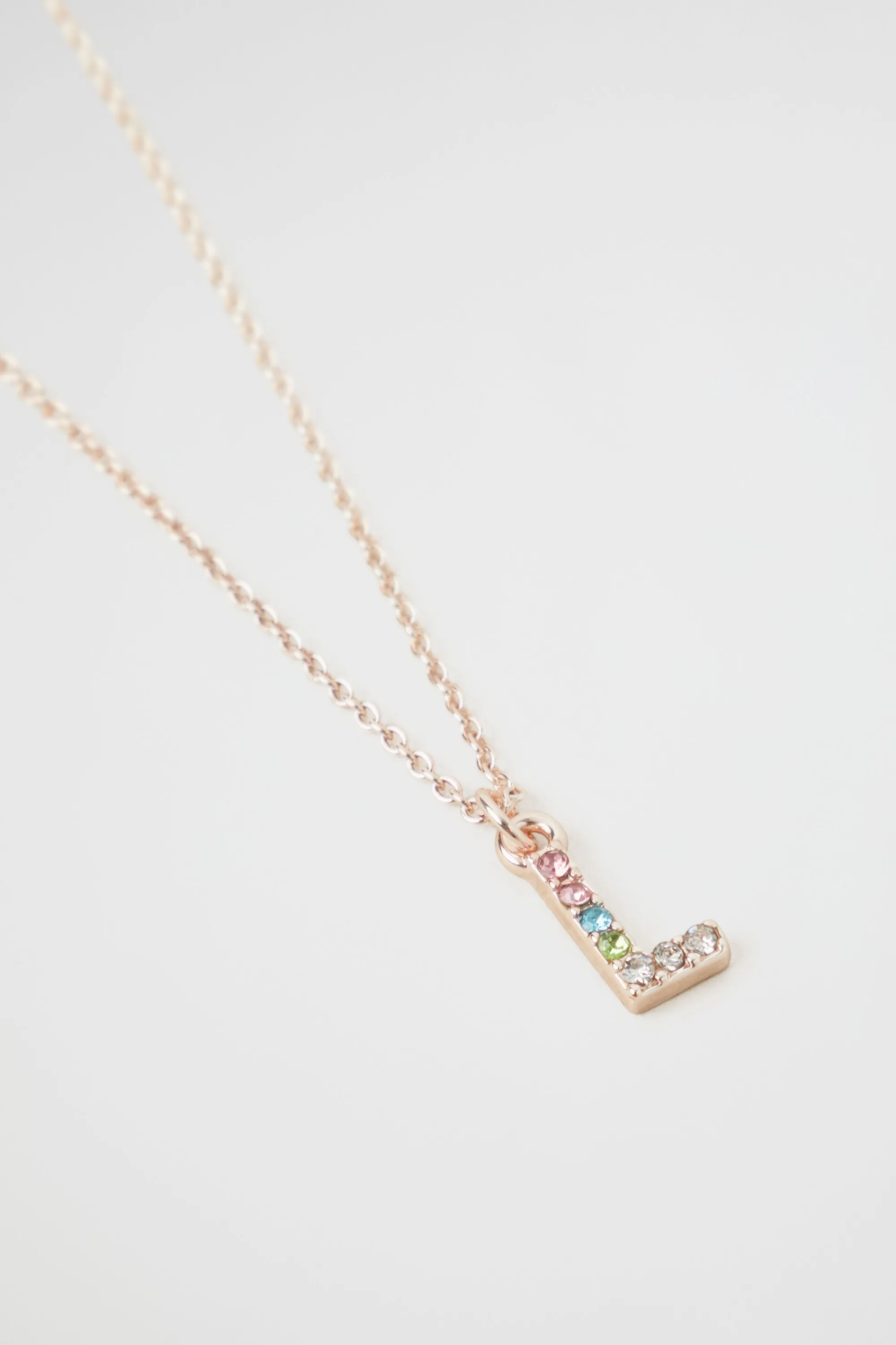 Girl Seed Heritage Jewellery-Rainbow Diamante Initia Neckace