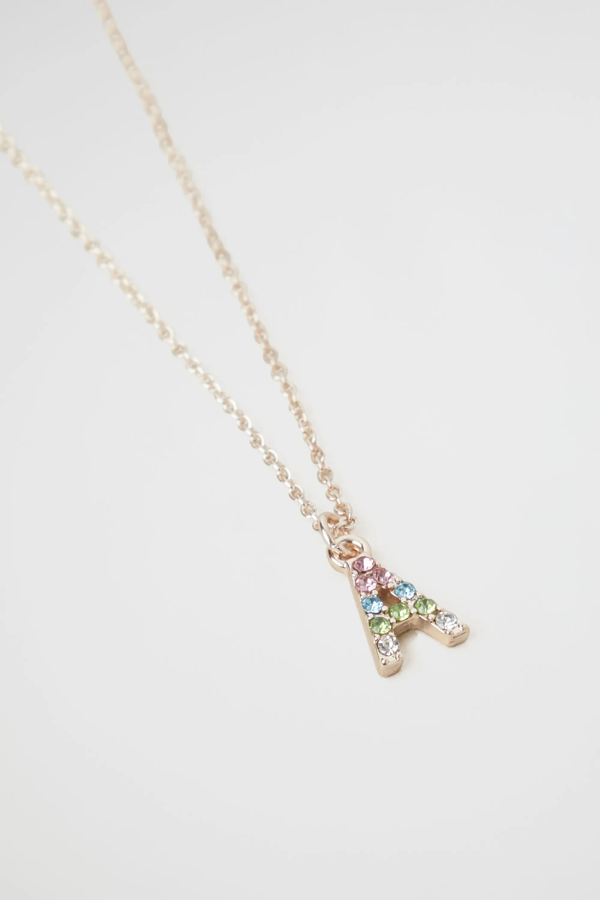 Girl Seed Heritage Jewellery-Rinbow Dimnte Initil Necklce