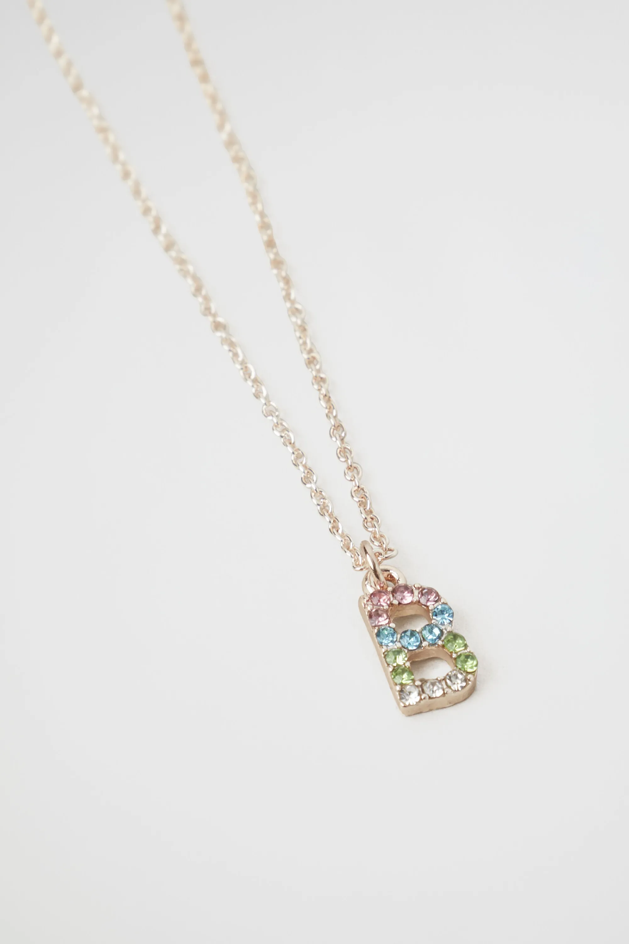 Girl Seed Heritage Jewellery-Rainow Diamante Initial Necklace