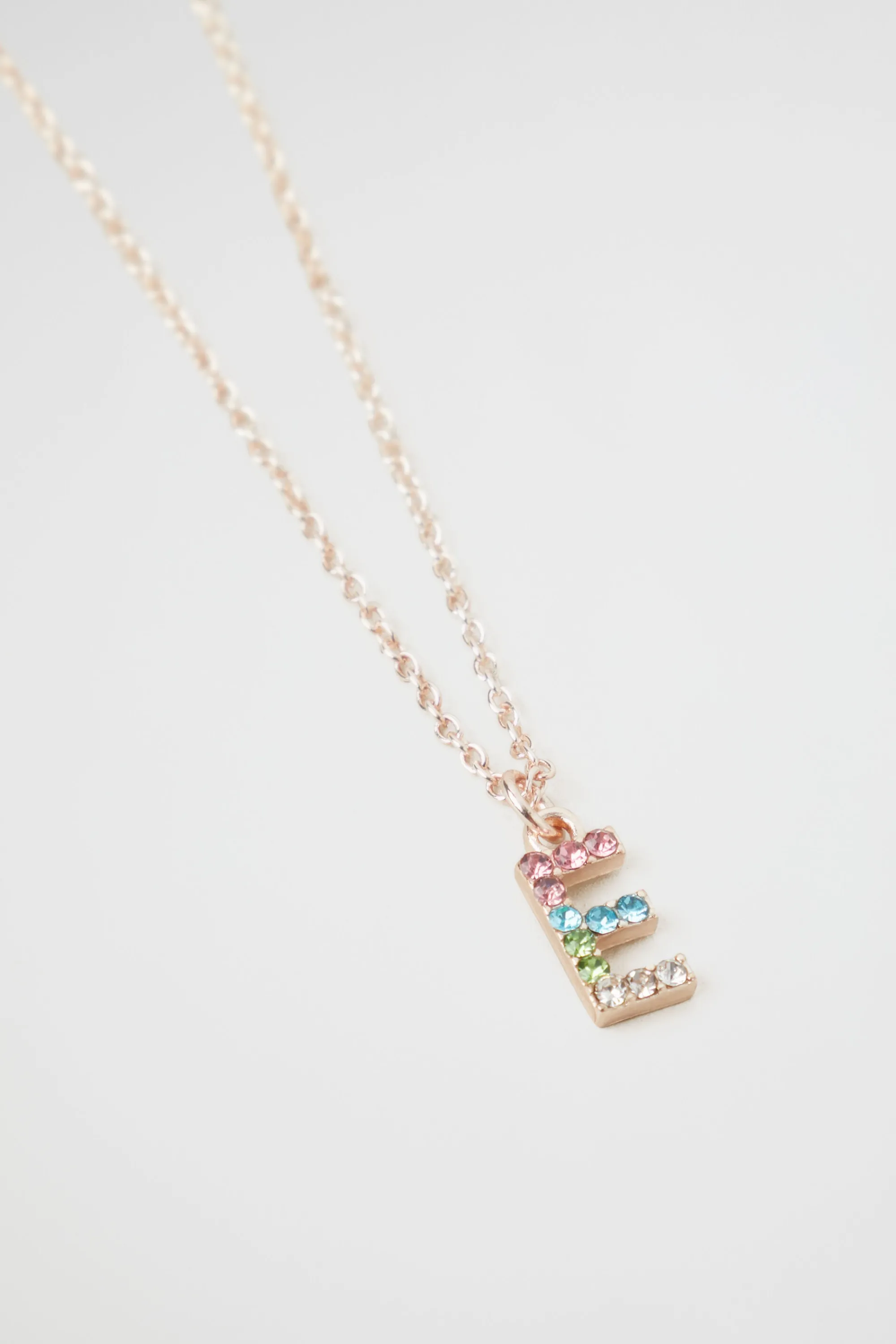 Girl Seed Heritage Jewellery-Rainbow Diamant Initial Ncklac