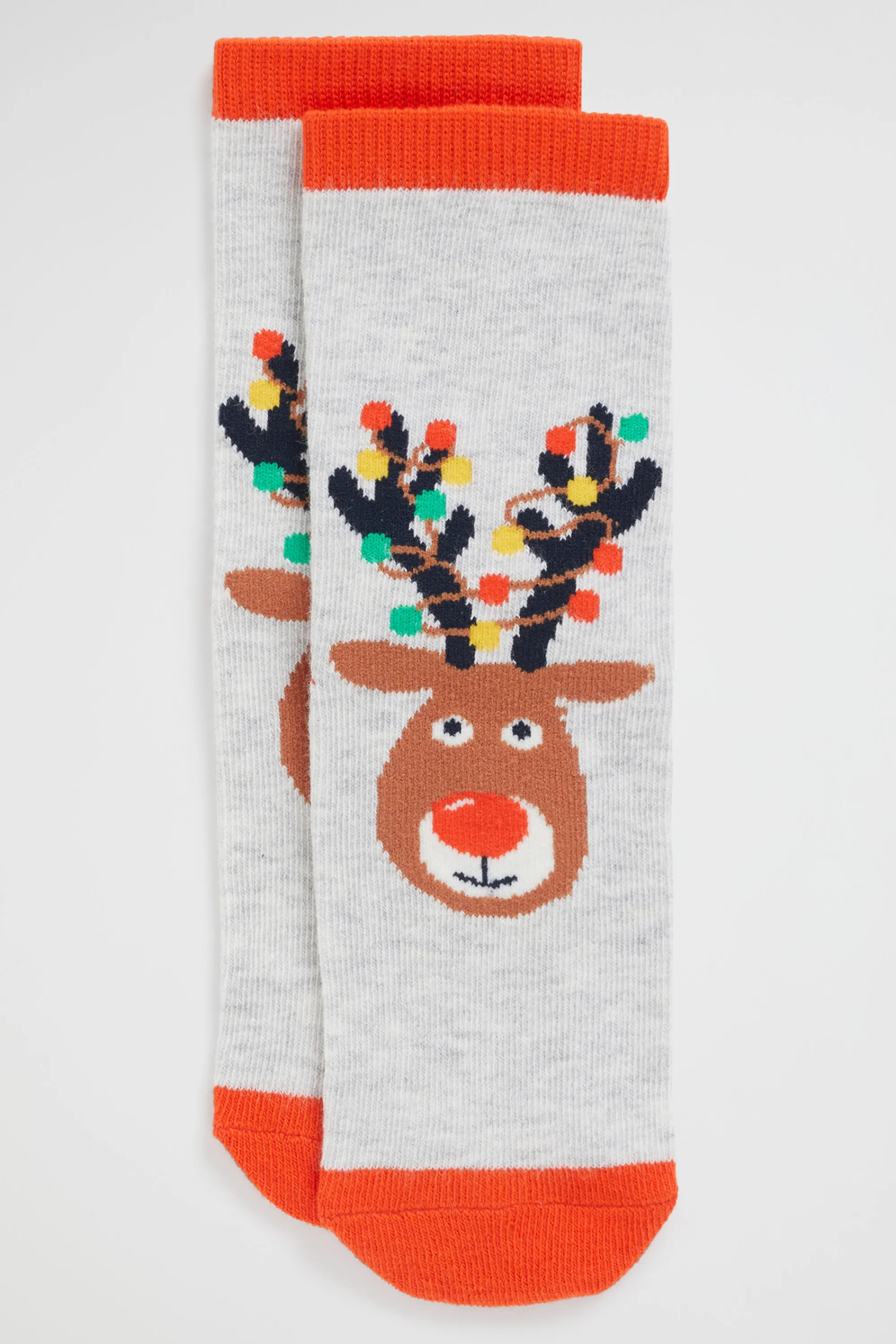 Girl Seed Heritage Socks-Reindeer Sock