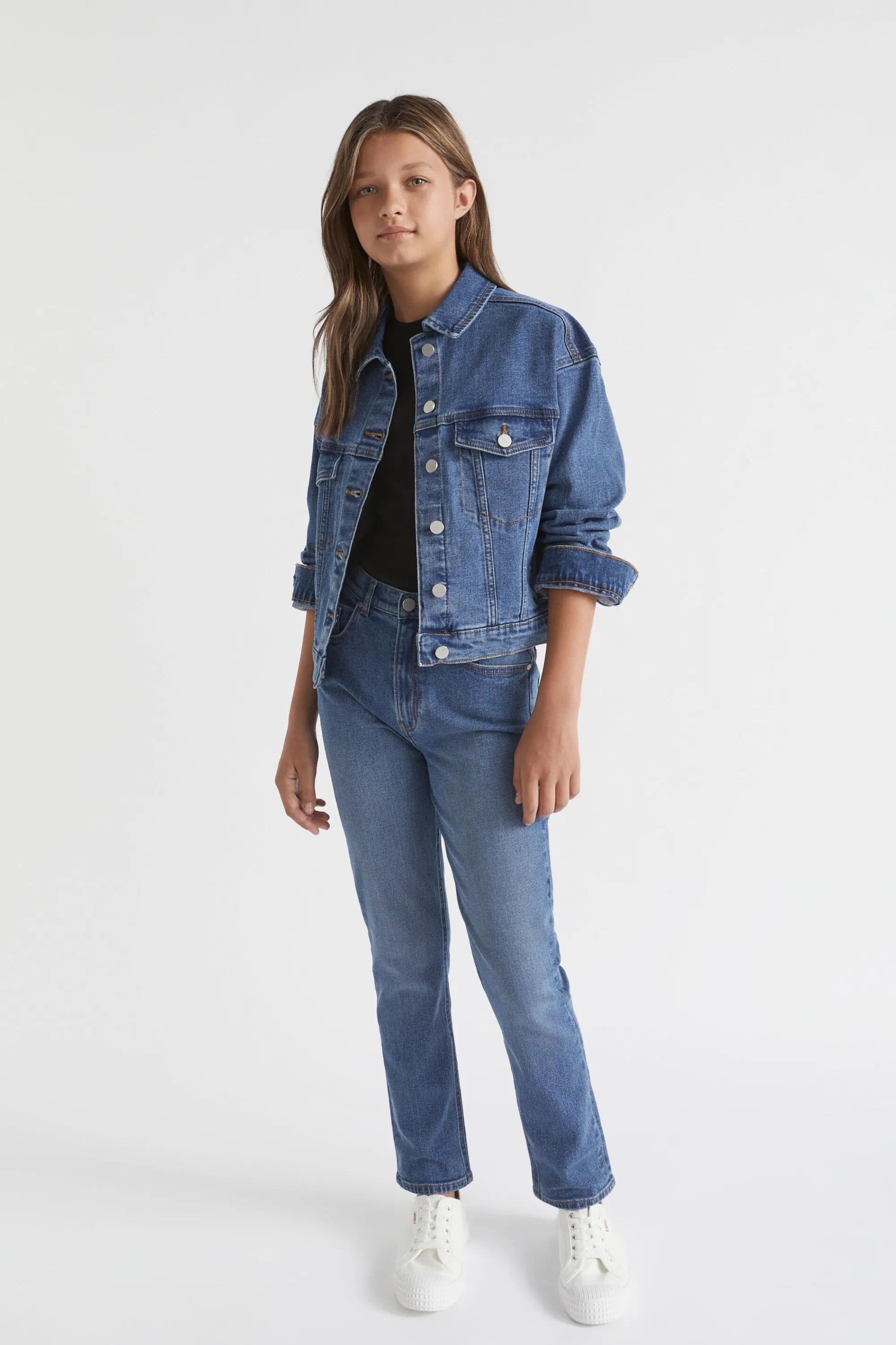 Teen Girl Seed Heritage Denim & Jeans-Relaxed Denim Jacket