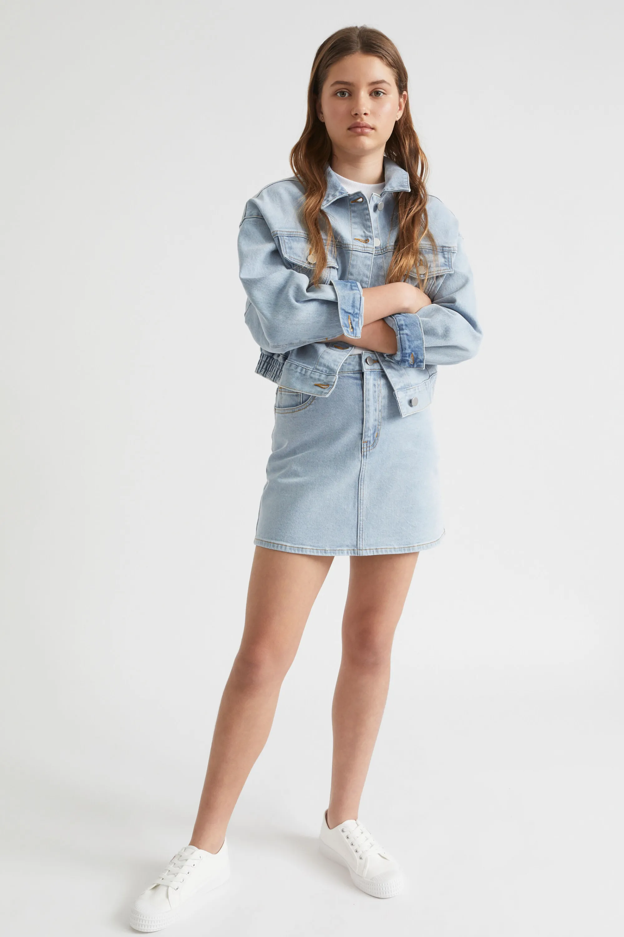 Teen Girl Seed Heritage Denim & Jeans-Retro Denim Jacket