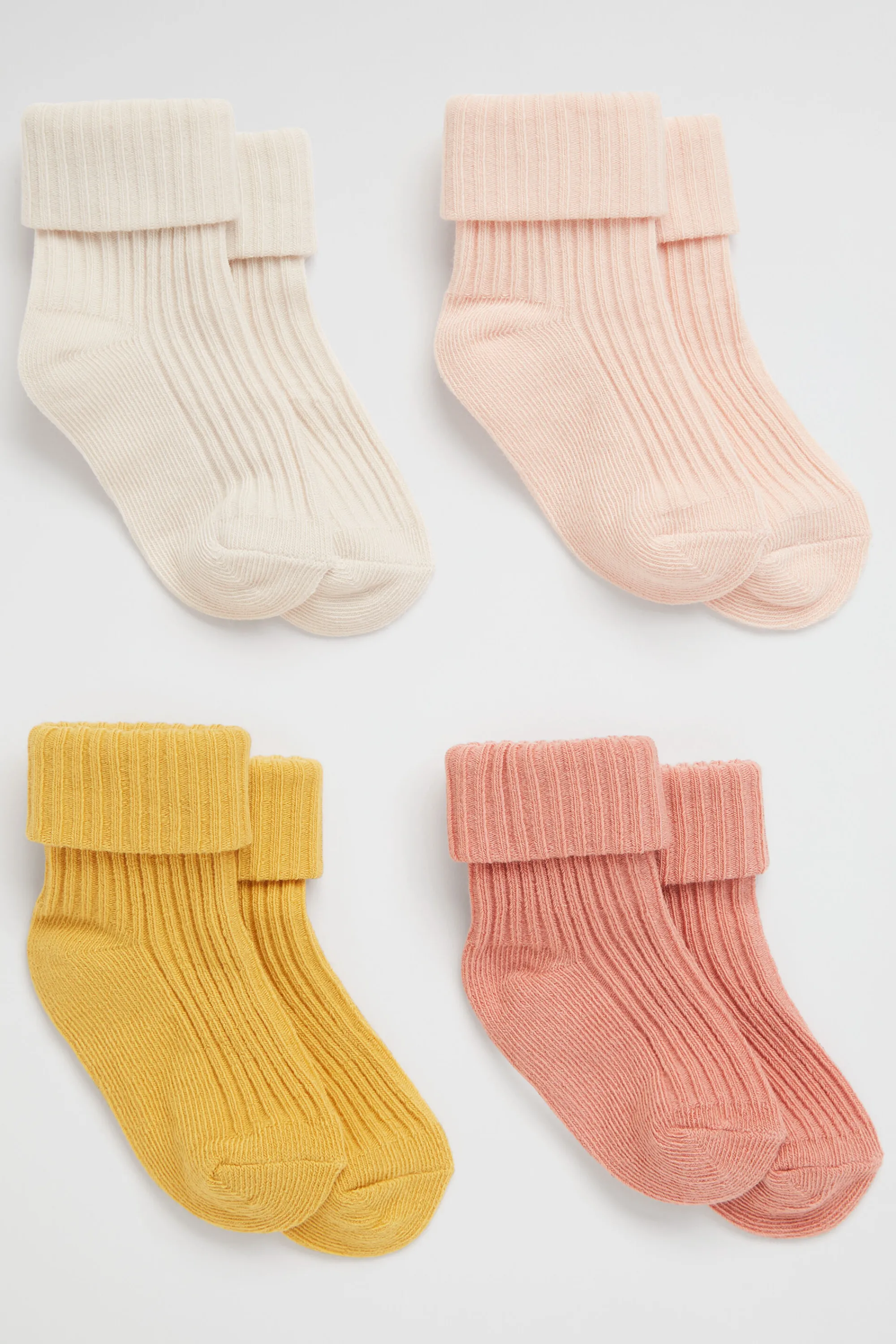 Newborn Seed Heritage Socks-Rib Sock Multipack