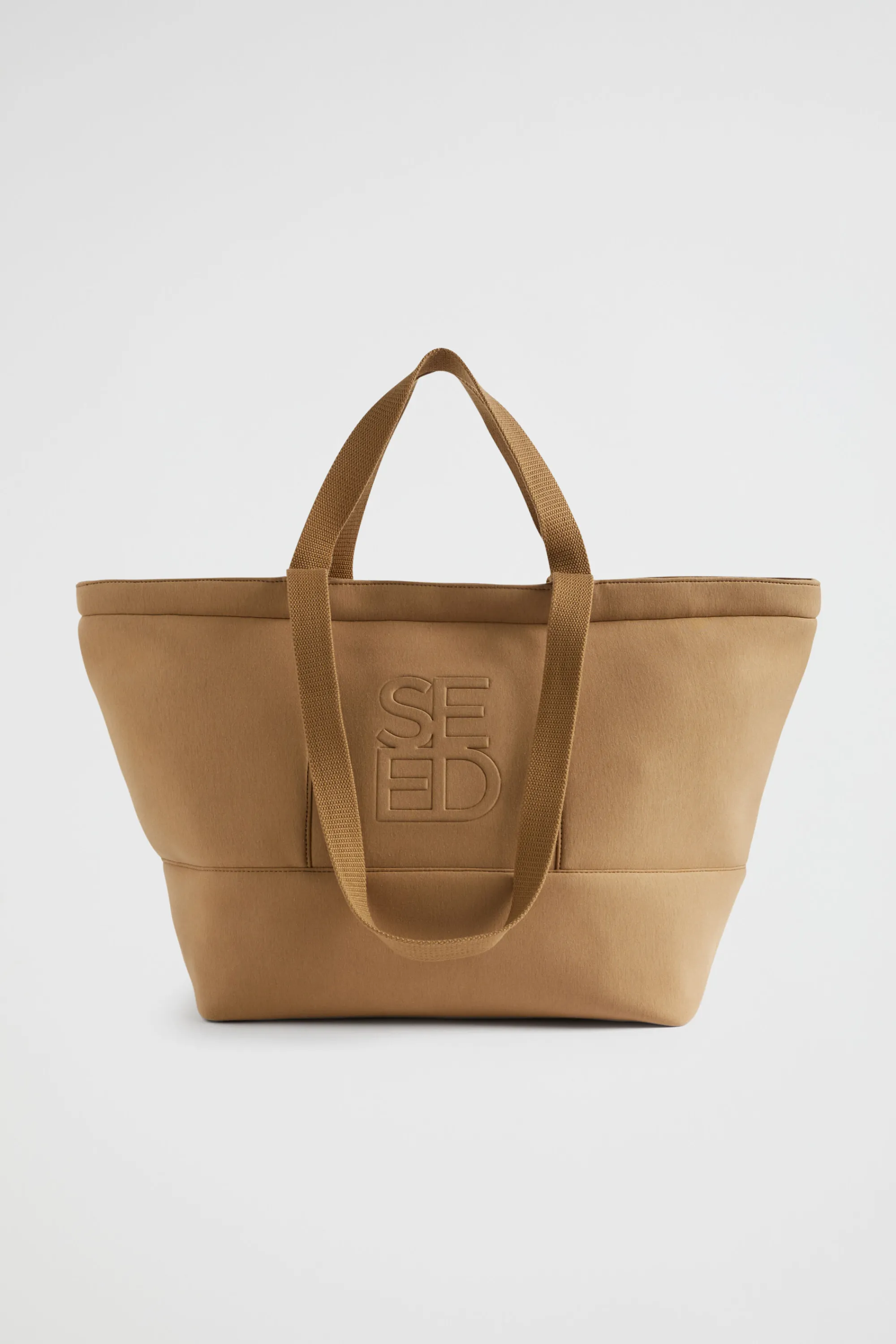 Woman Seed Heritage Beach Bags-Seed Logo Jersey Overnight Bag