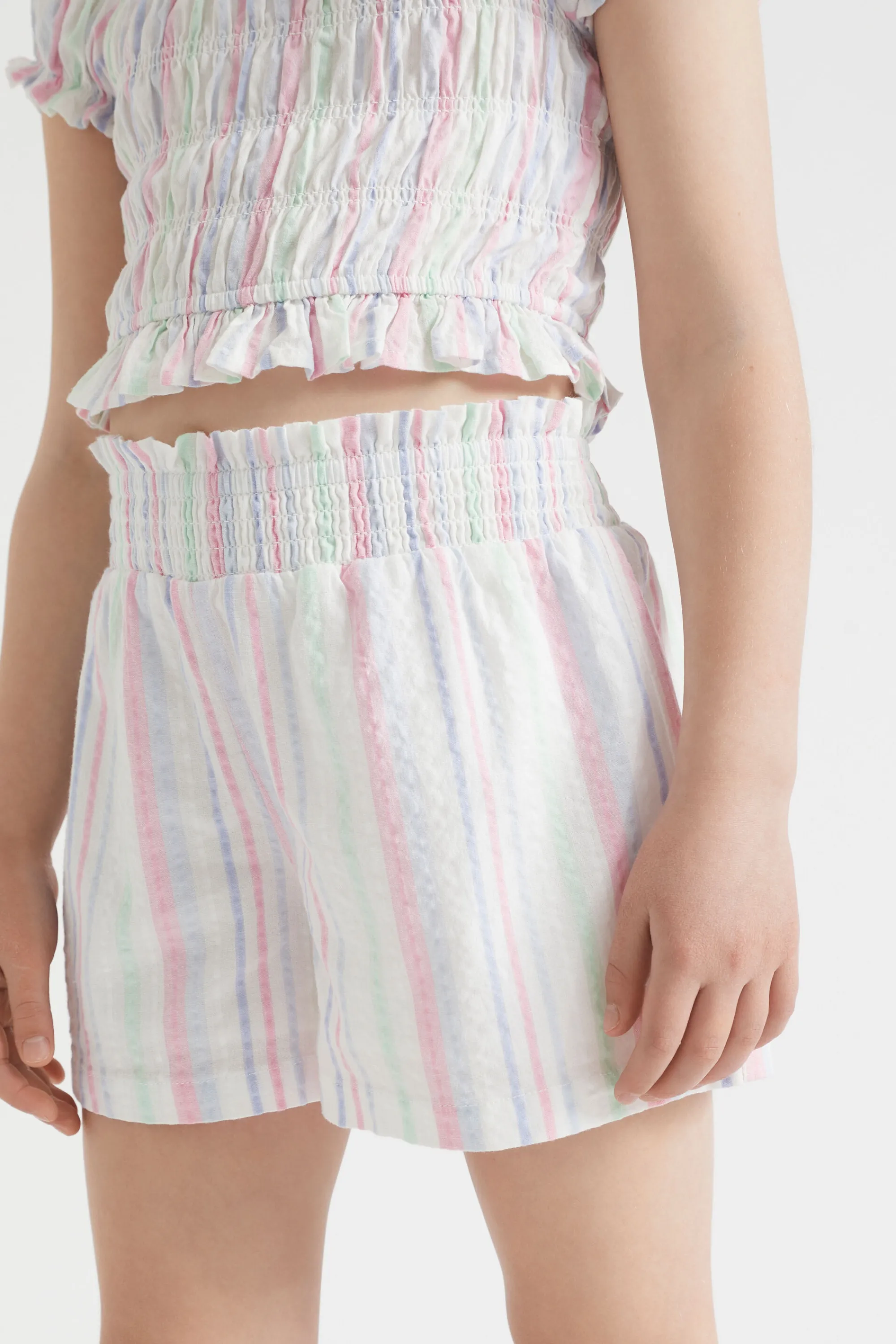 Girl Seed Heritage Shorts-Seersucker Short